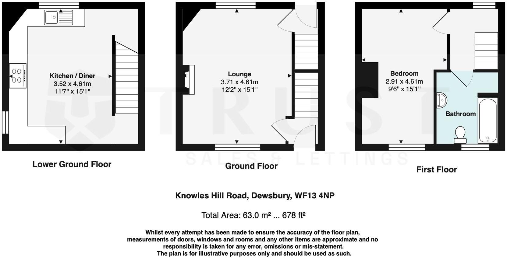 Knowles Hill Road, Dewsbury, WF13 floorplan