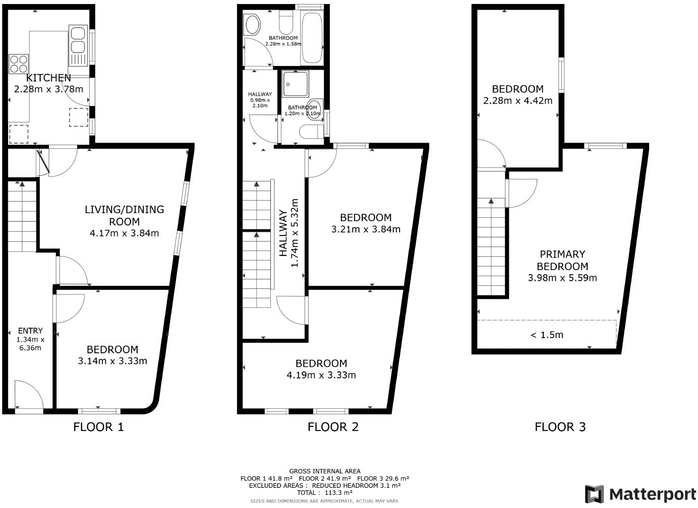 47 Watkin Street, Nottingham, NG3 1DL floorplan