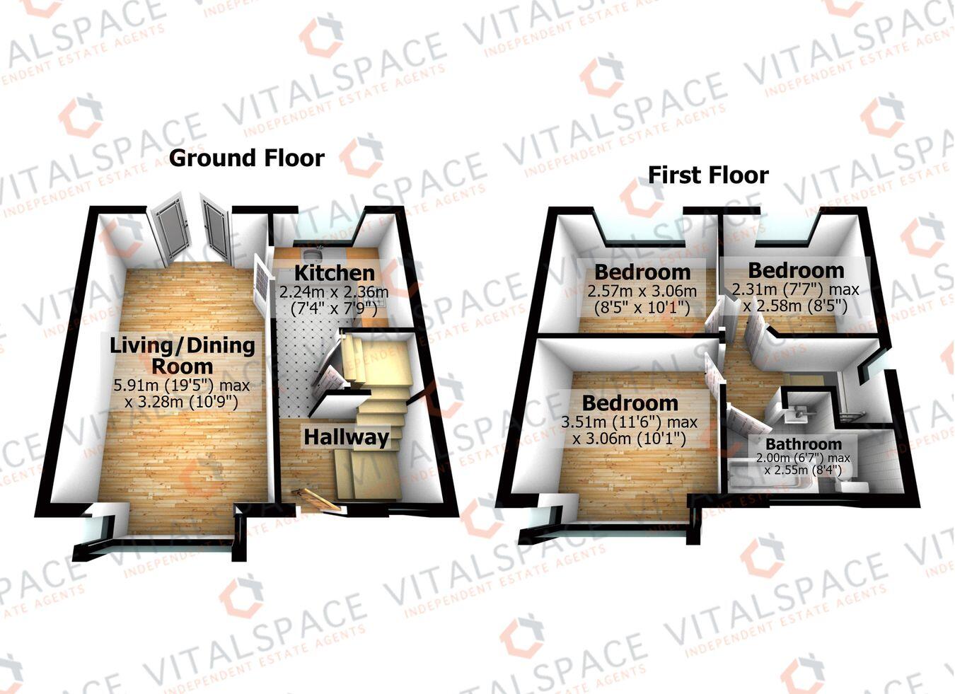 Coniston Road, Flixton, Manchester, M41 floorplan