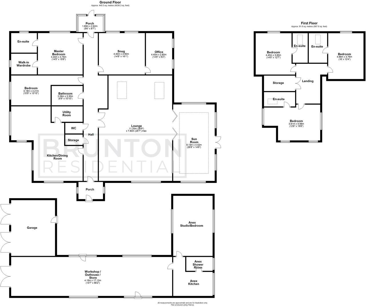 Ray Mill, Kirkwhelpington, Northumberland, NE19 floorplan