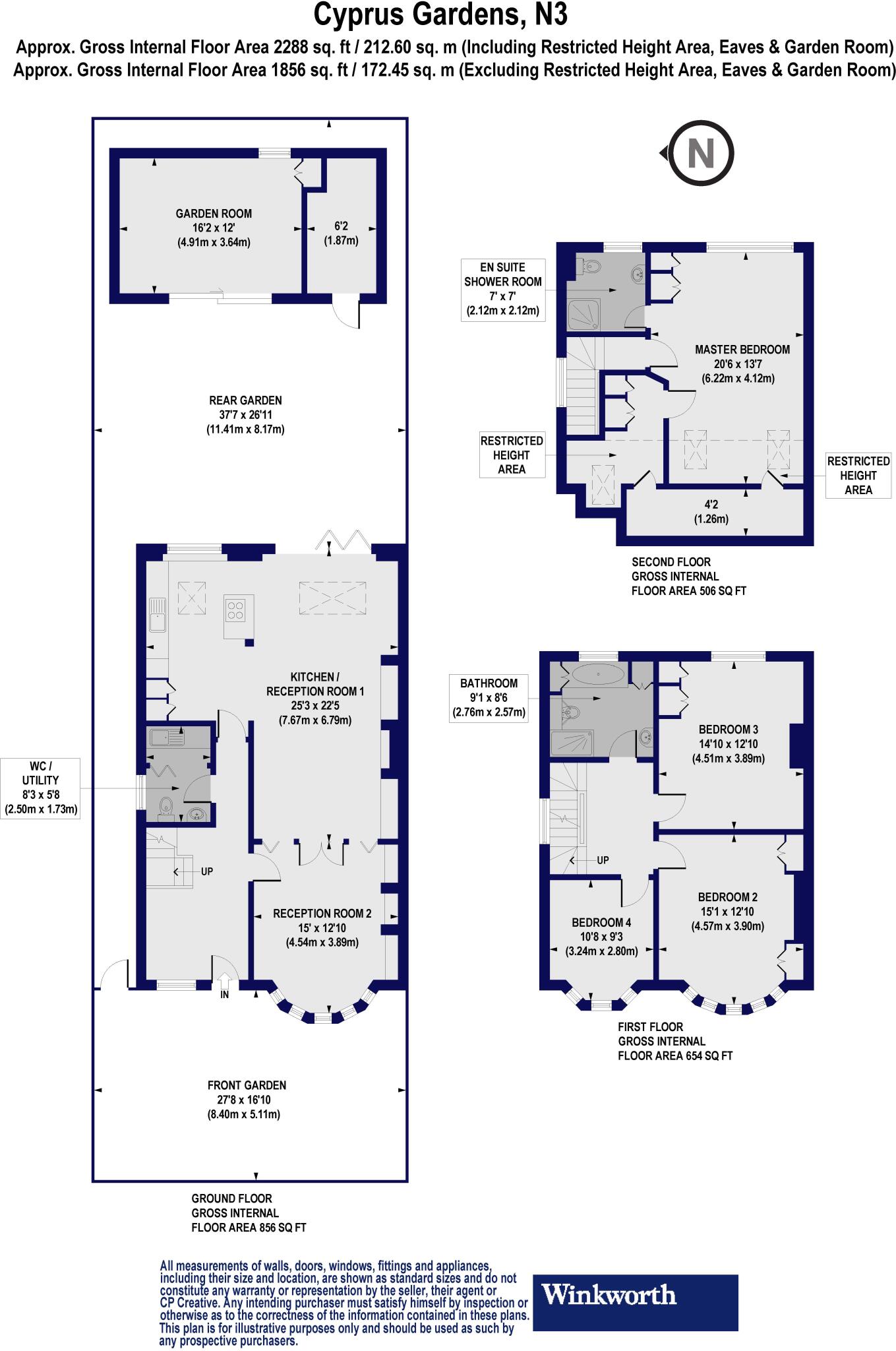 Cyprus Gardens, Finchley, London, N3 floorplan