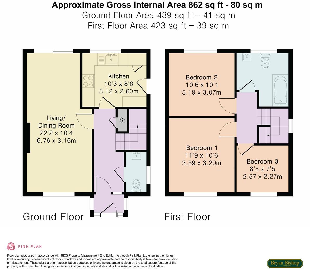 Becket Gardens, Welwyn floorplan