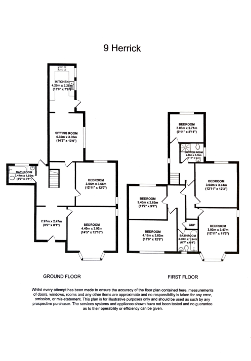 Herrick Road, Loughborough floorplan