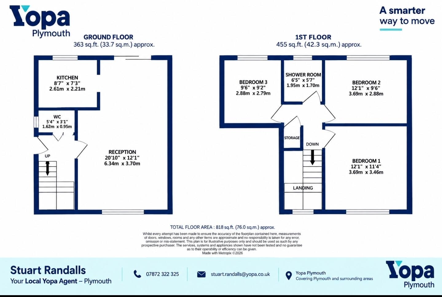 Humber Close, Plymouth, PL3 floorplan