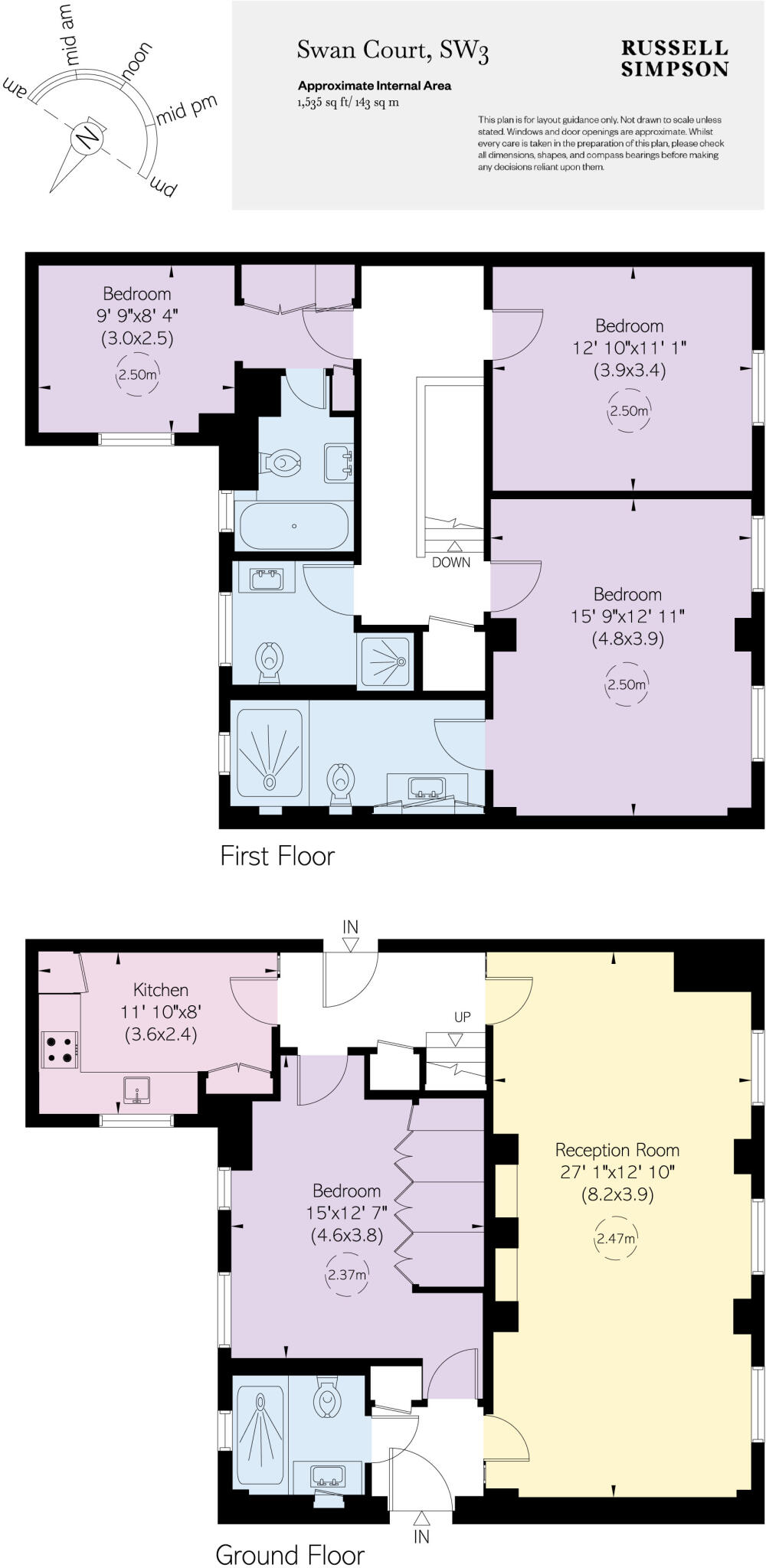 Swan Court, Chelsea Manor Street, Chelsea, London, SW3 floorplan
