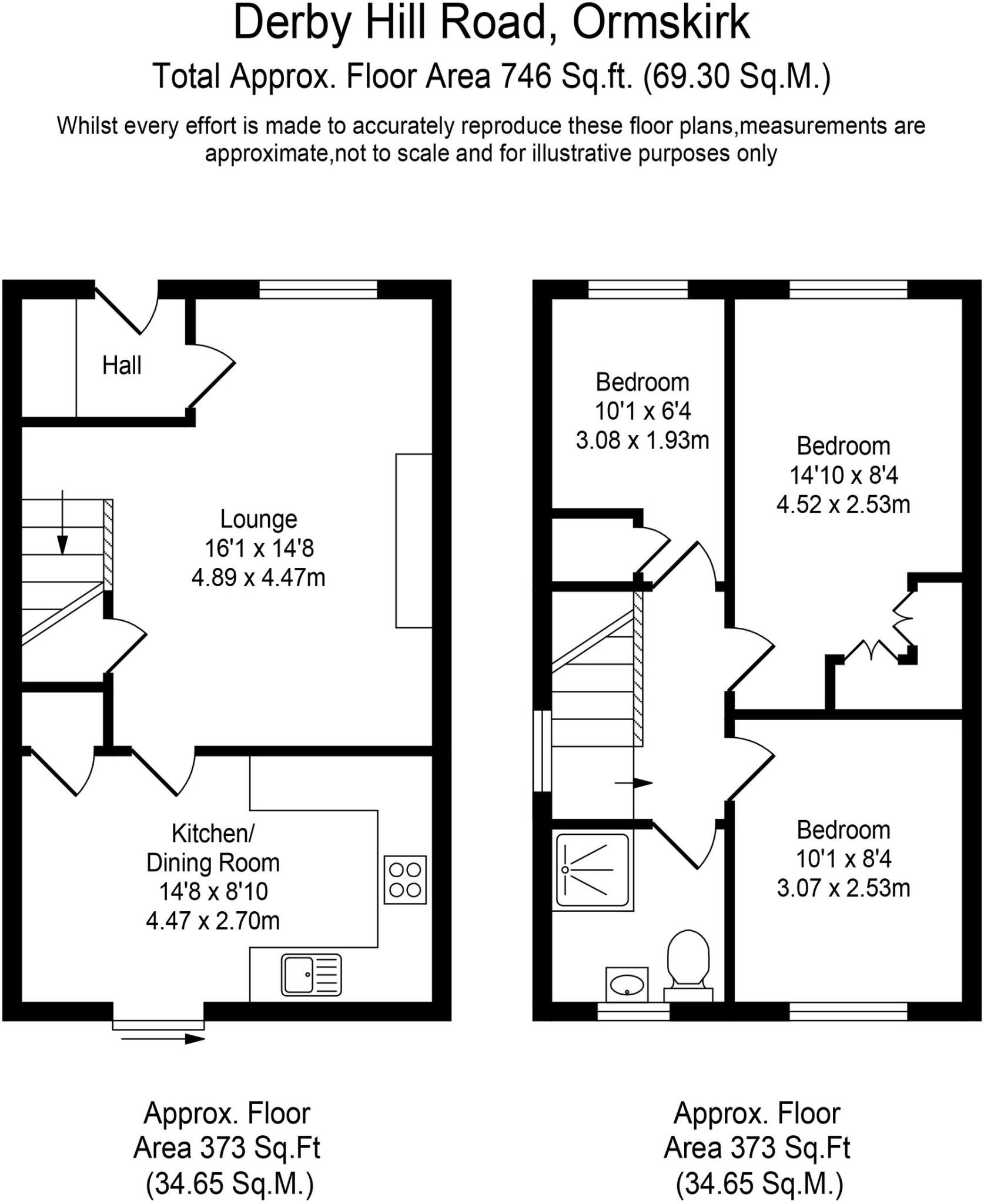 Derby Hill Road, Ormskirk, L39 floorplan