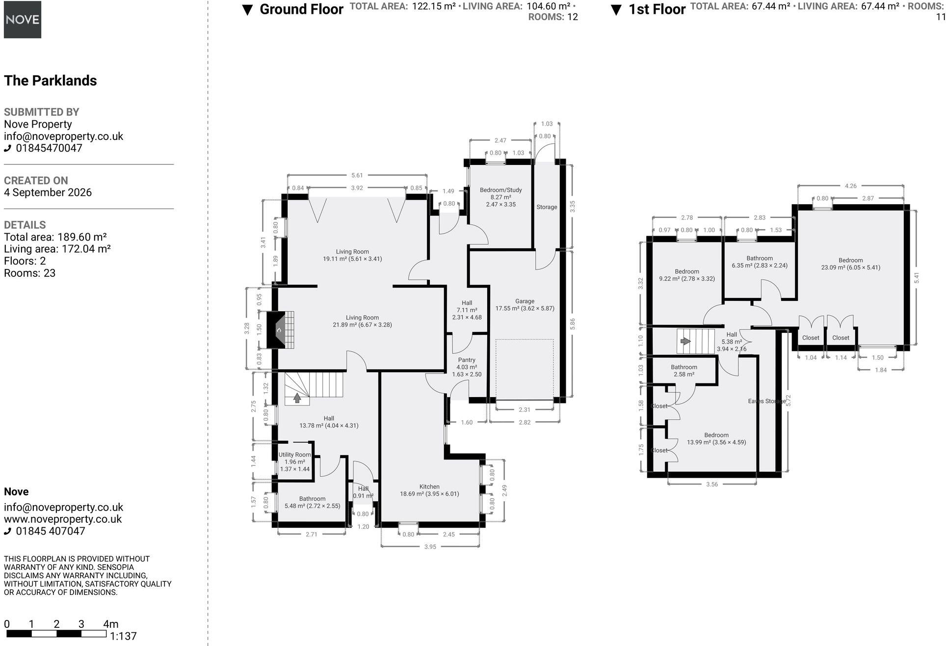 4, The Parklands, Scruton, DL7 floorplan