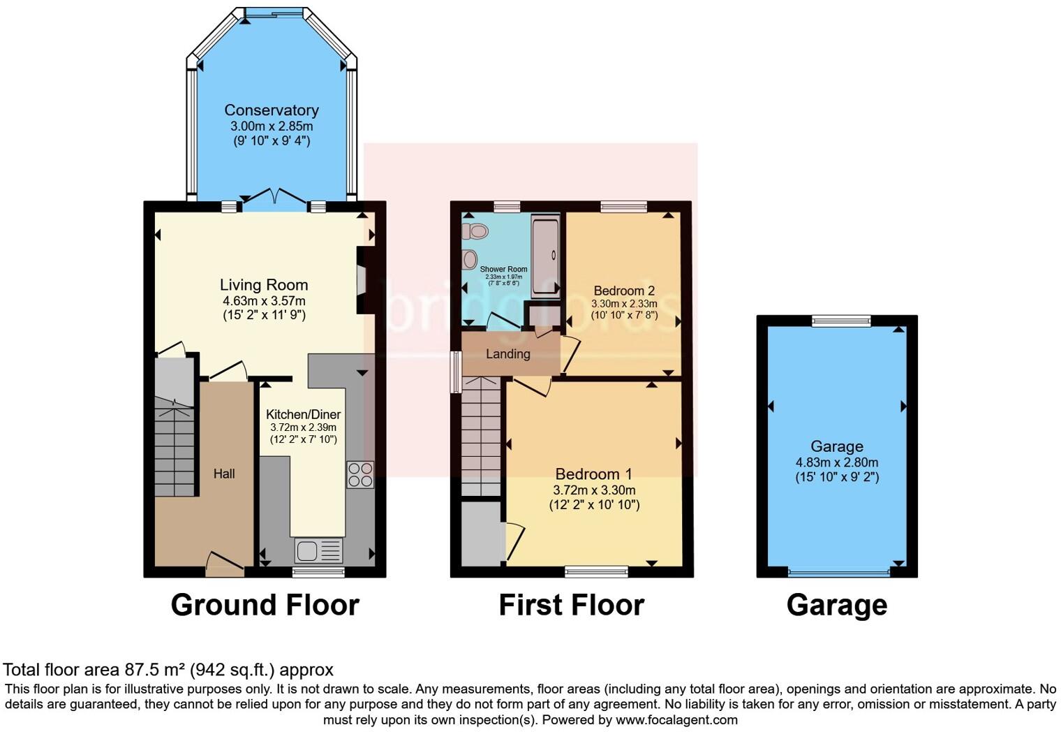 Ridley Close, Hough, Crewe, Cheshire, CW2 floorplan