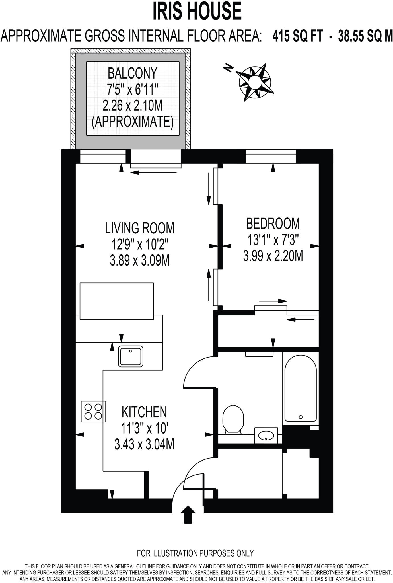 Iris House, Poplar Riverside, London, E14 floorplan