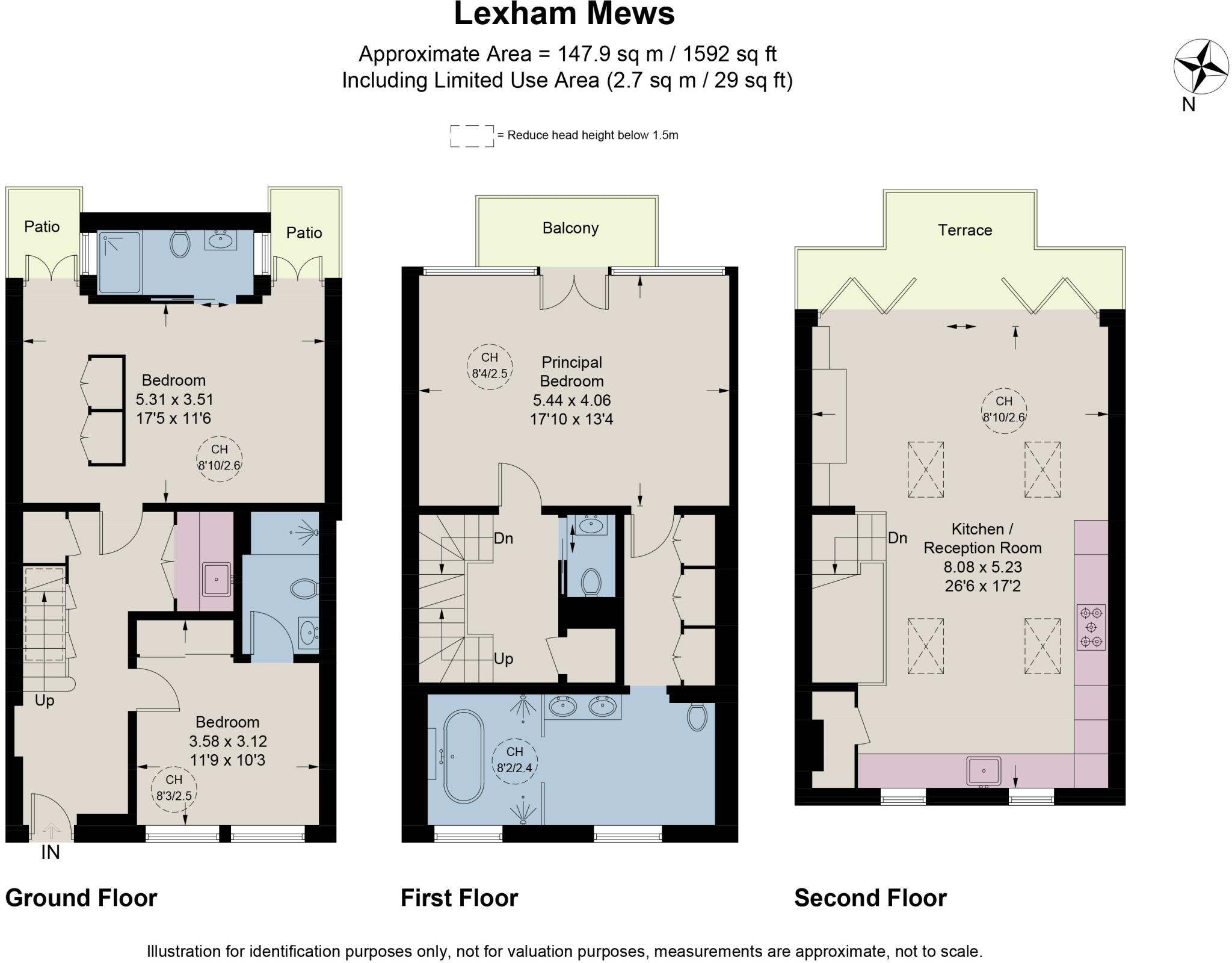Lexham Mews, London, W8 floorplan