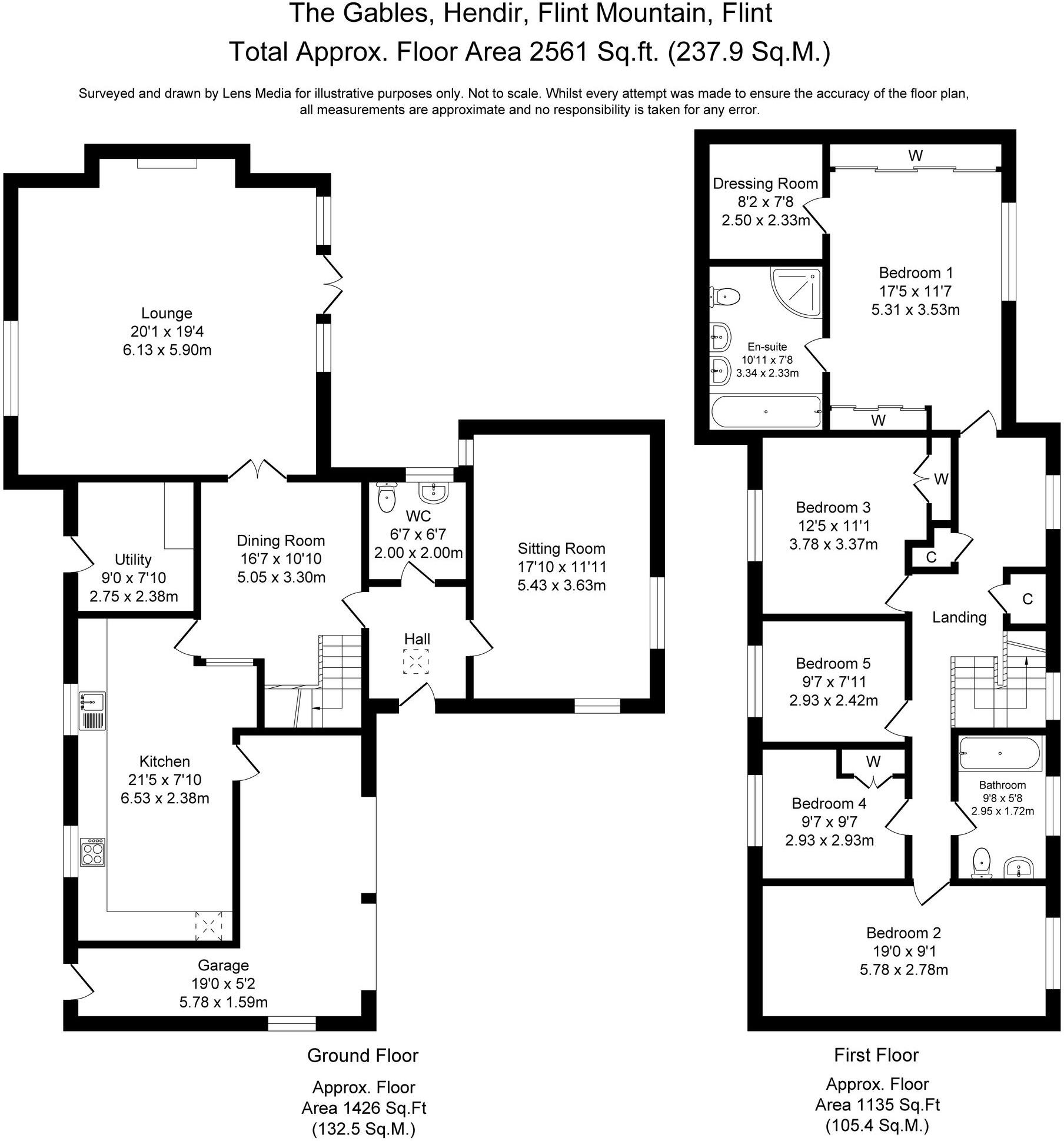 Hendir, Flint Mountain, CH6 floorplan