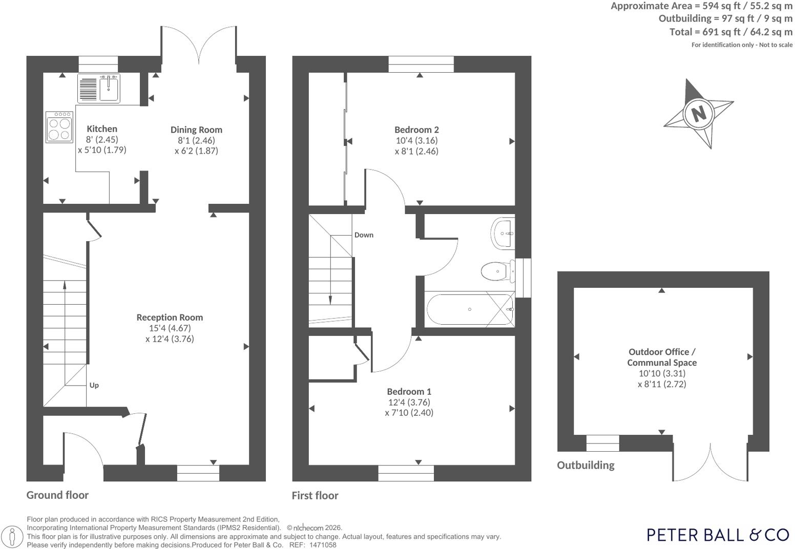 Barrington Avenue, The Reddings, Cheltenham floorplan