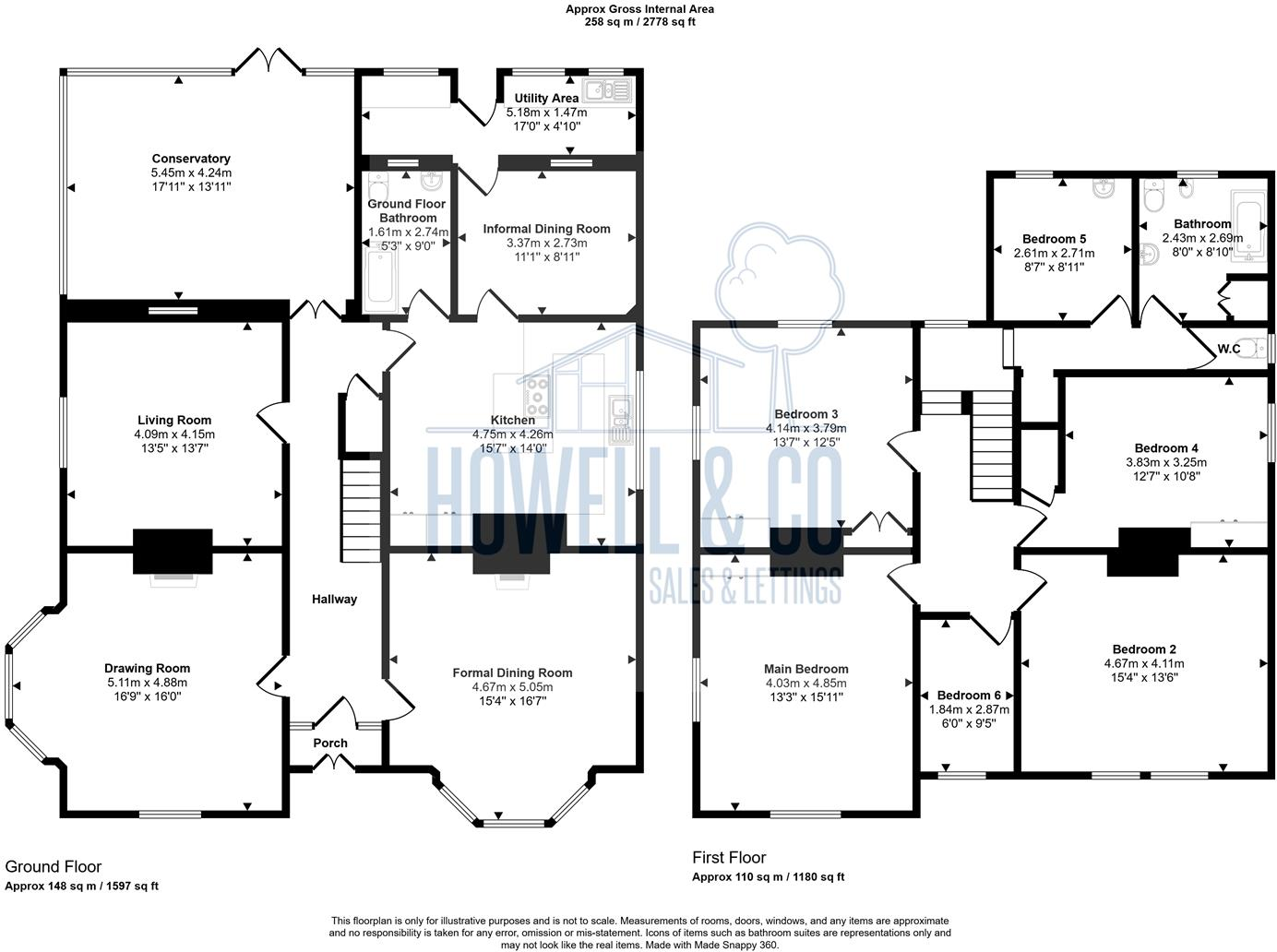Hill Top Road, Stockton Heath, Warrington floorplan