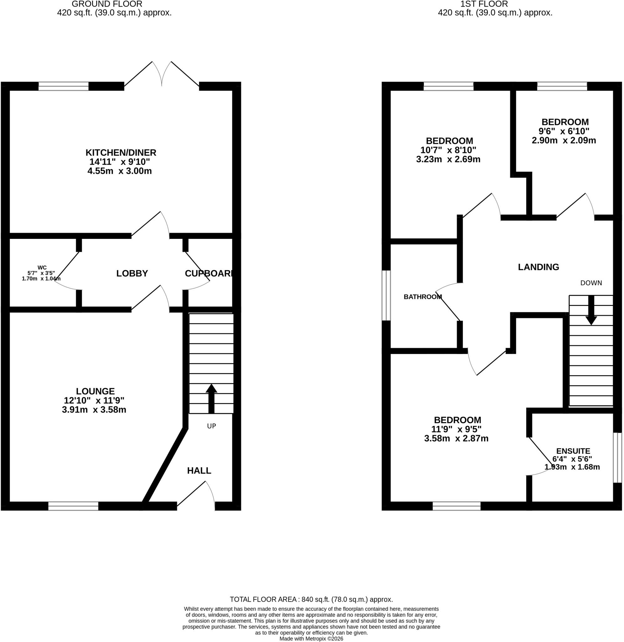 Griffins Wood Close, Lightmoor floorplan