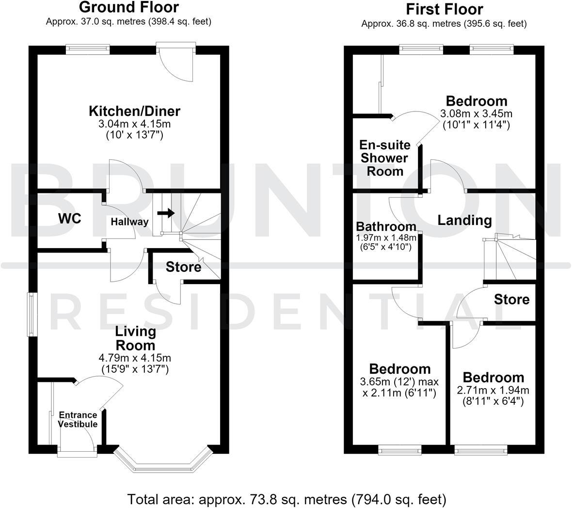 Hartburn Close, Newcastle Upon Tyne, NE5 floorplan