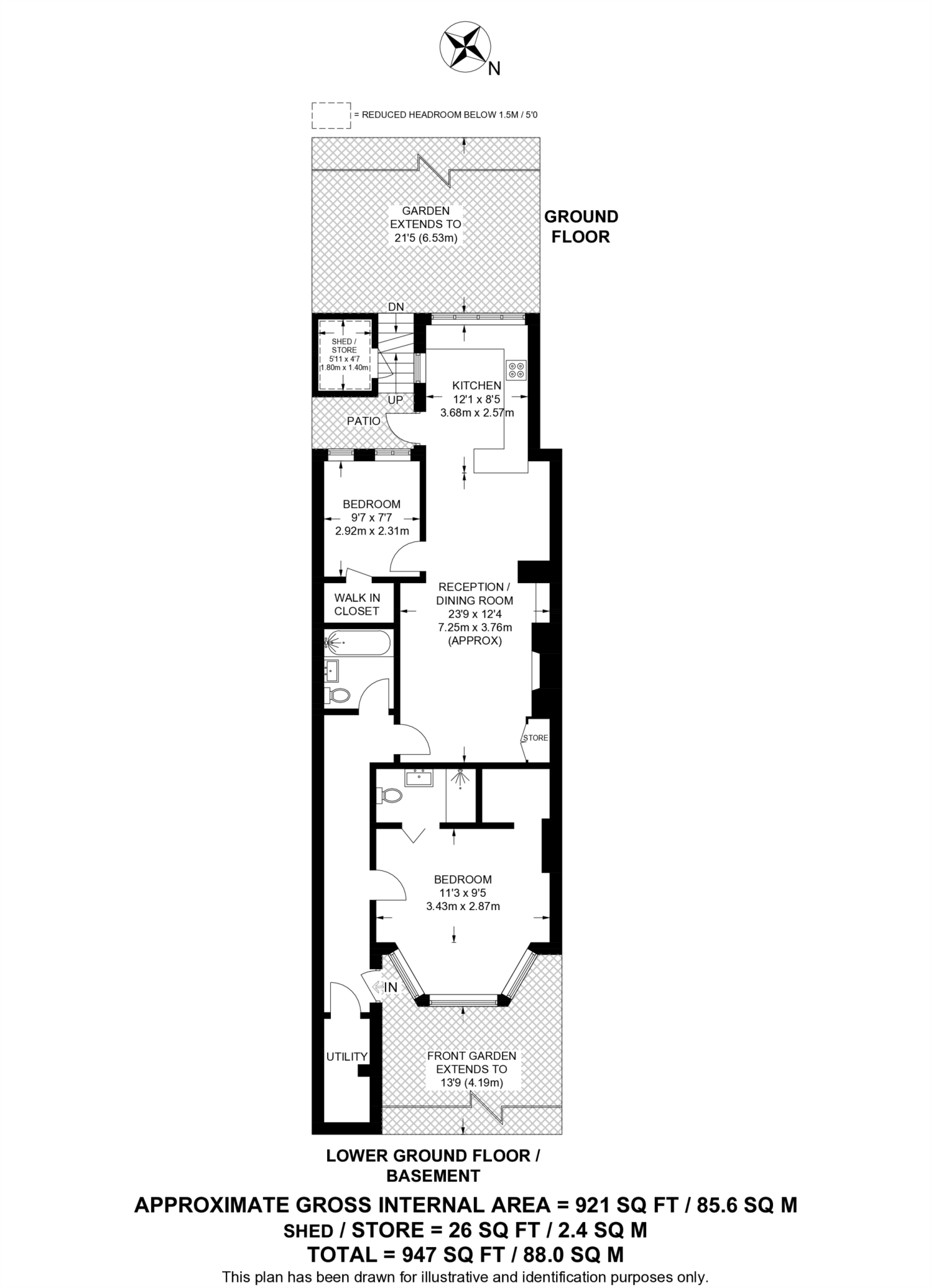 Hammersmith Grove, Hammersmith, London, W6 floorplan