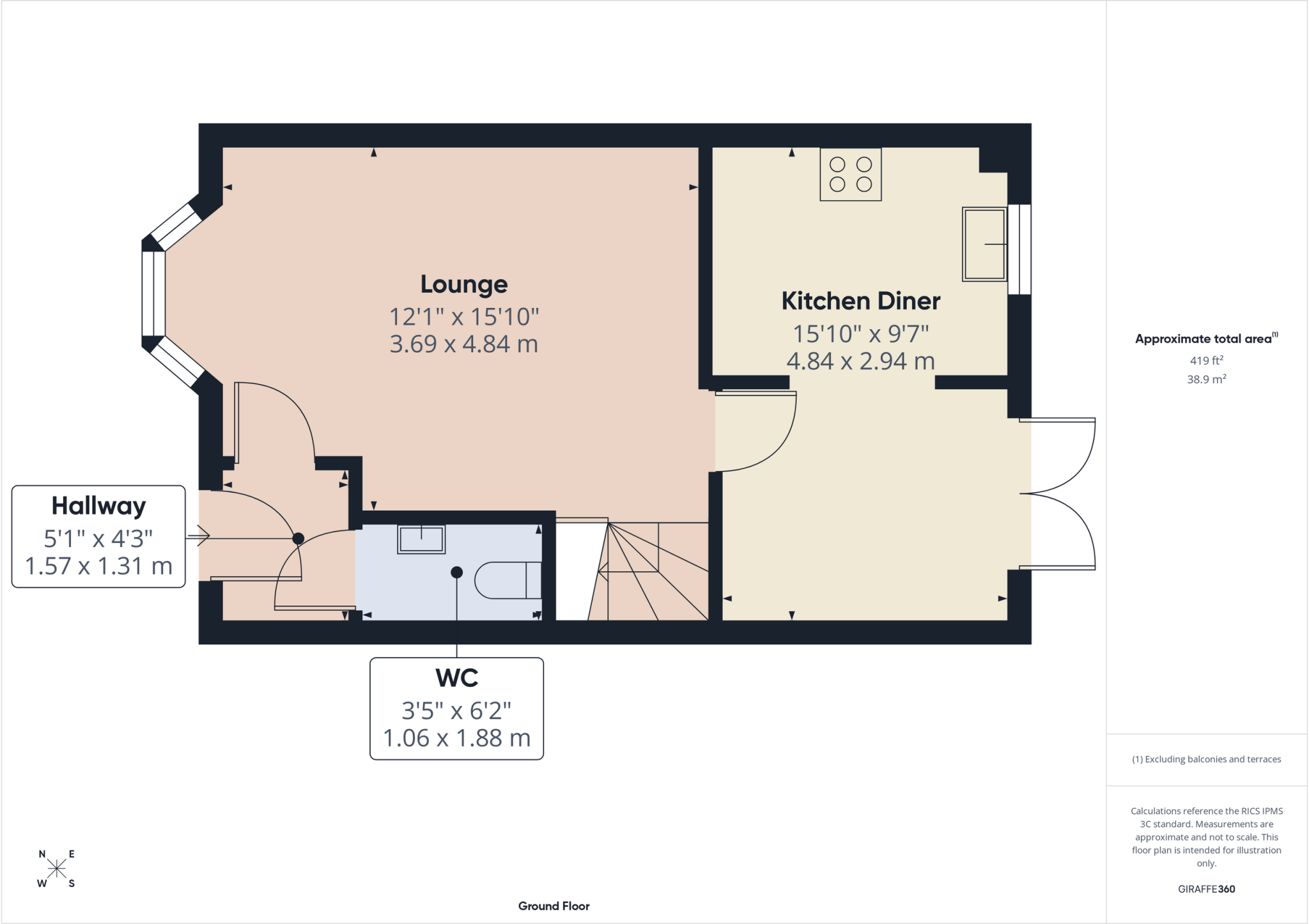 Skitteridge Wood Road, Langley Country Park floorplan