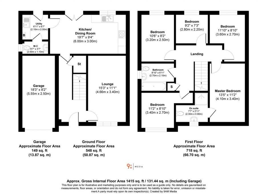 59 Acremoar Drive, Kinross, KY13 8RD floorplan