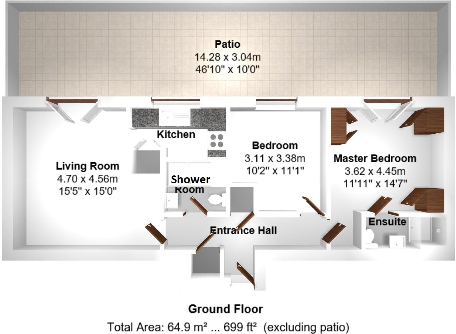 Britannia Court, Brighton Marina Village floorplan