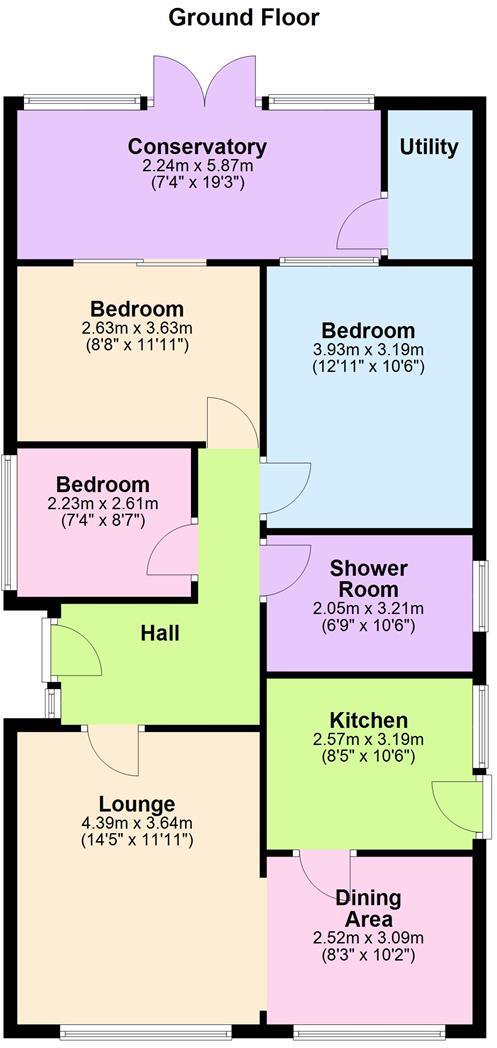 The Meadows, Burbage floorplan