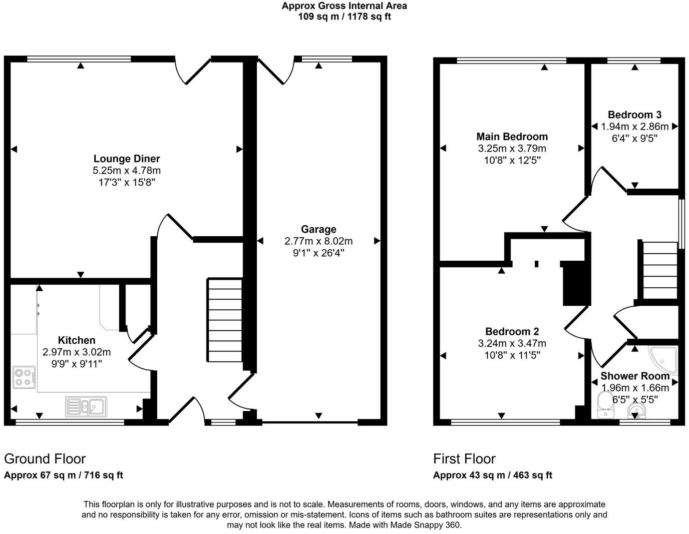Willow Close, Fernhill Heath, Worcester, WR3 8RG floorplan