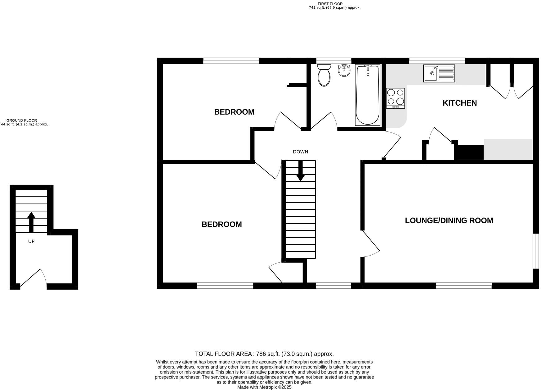 Savile Crescent, Bordon, Hampshire, GU35 floorplan