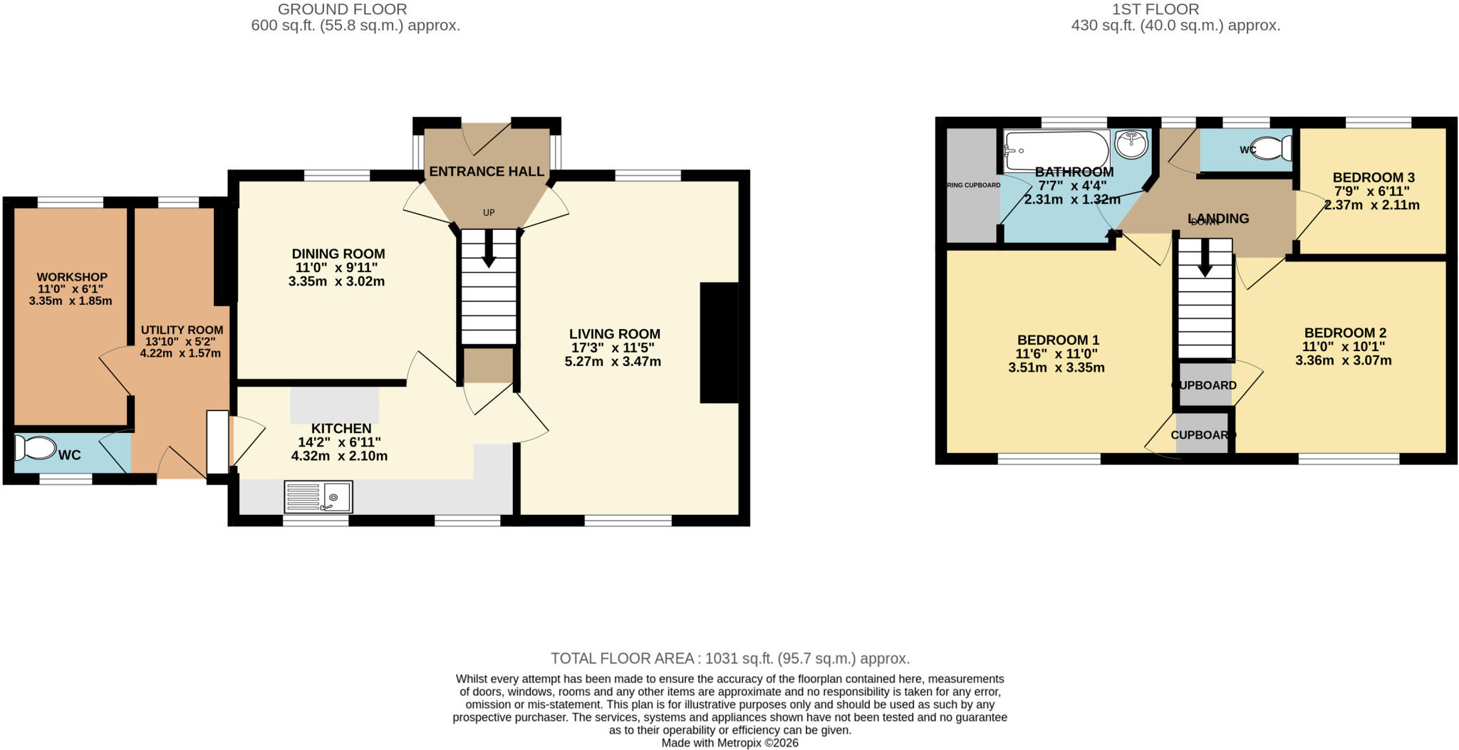 Field Close, Braunton, Devon, EX33 floorplan