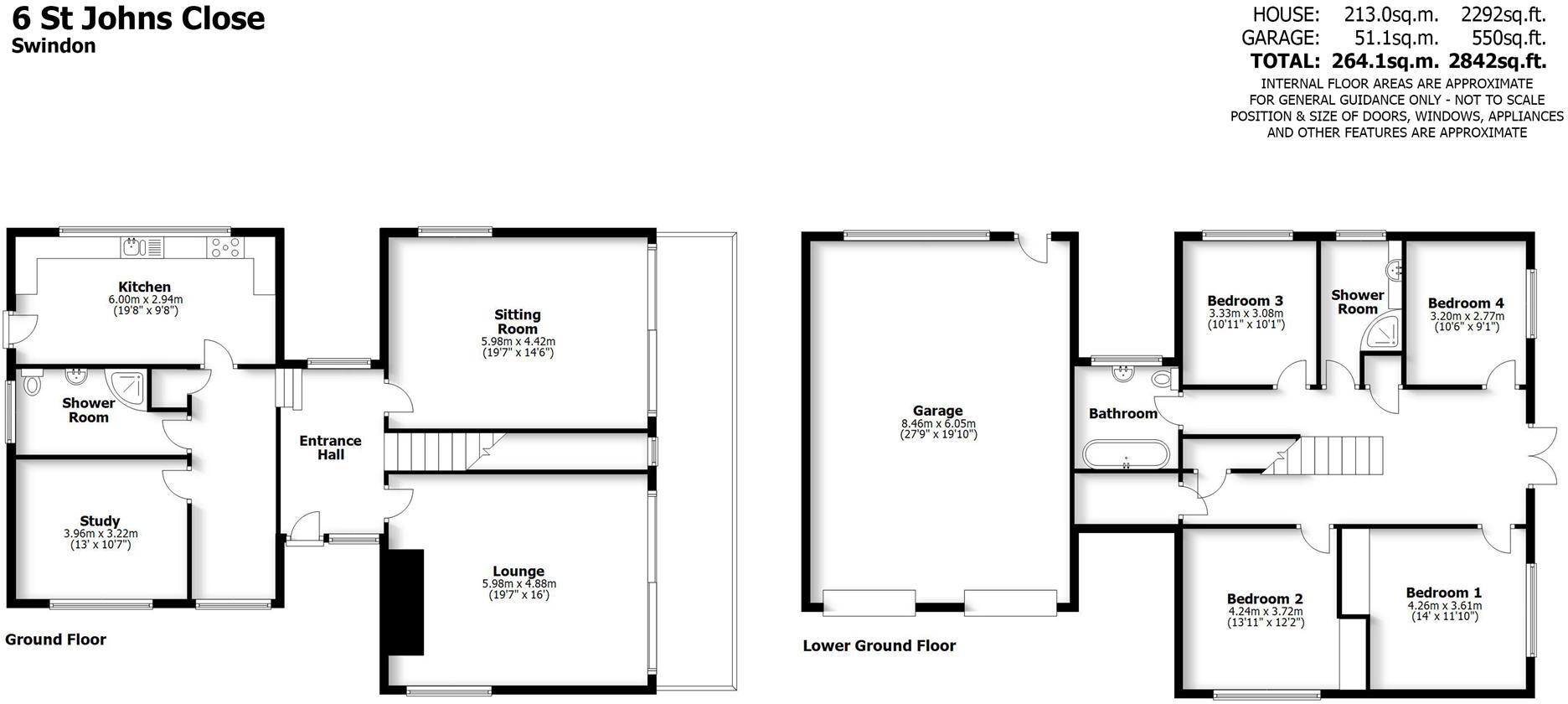 6 St. Johns Close, Swindon floorplan