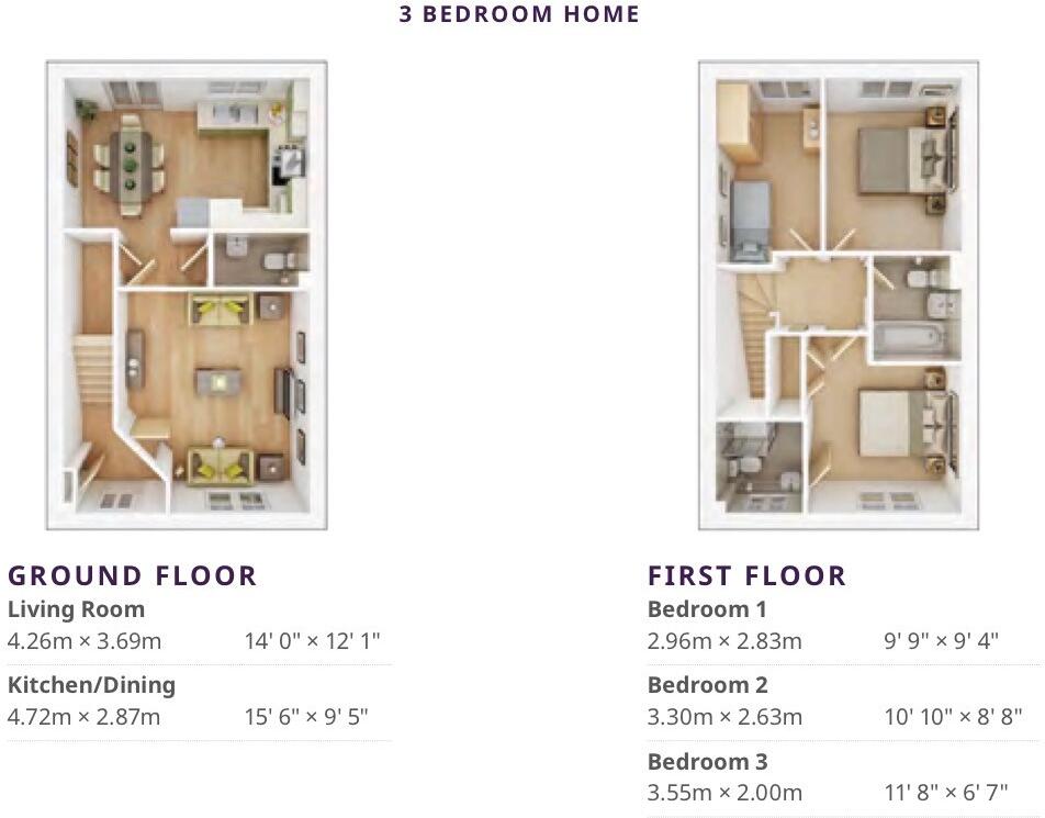 Parlour Meadow, Exmouth floorplan