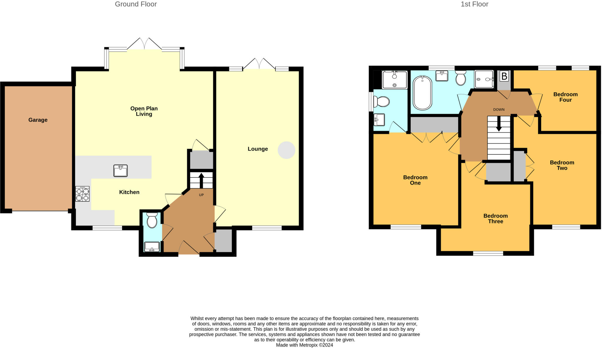 Pinetrees, Brereton, Rugeley, WS15 floorplan