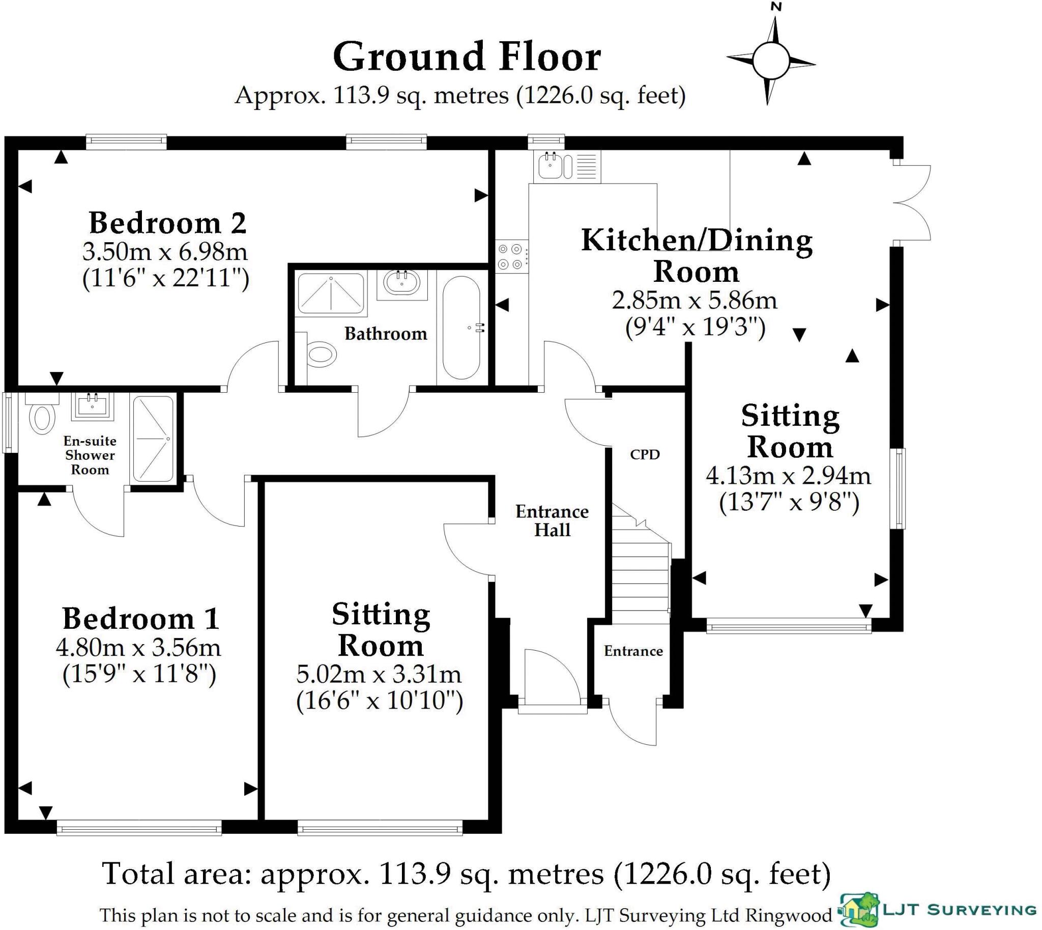Fordingbridge town centre floorplan
