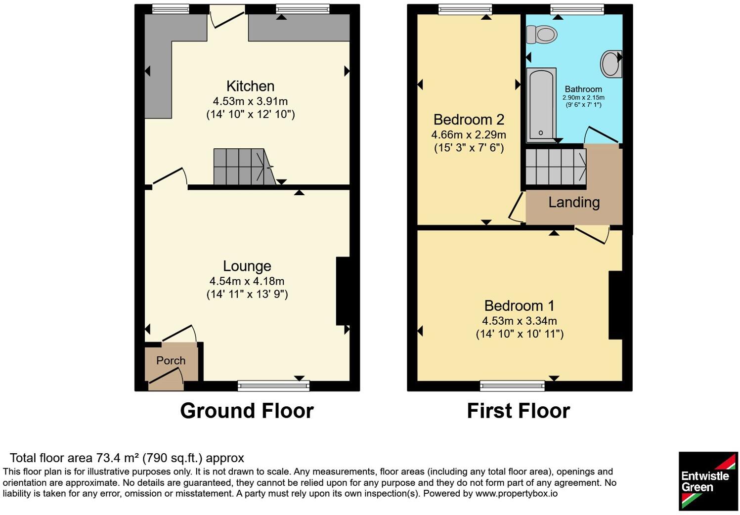 Heaton Road, Lostock, Bolton, Greater Manchester, BL6 floorplan