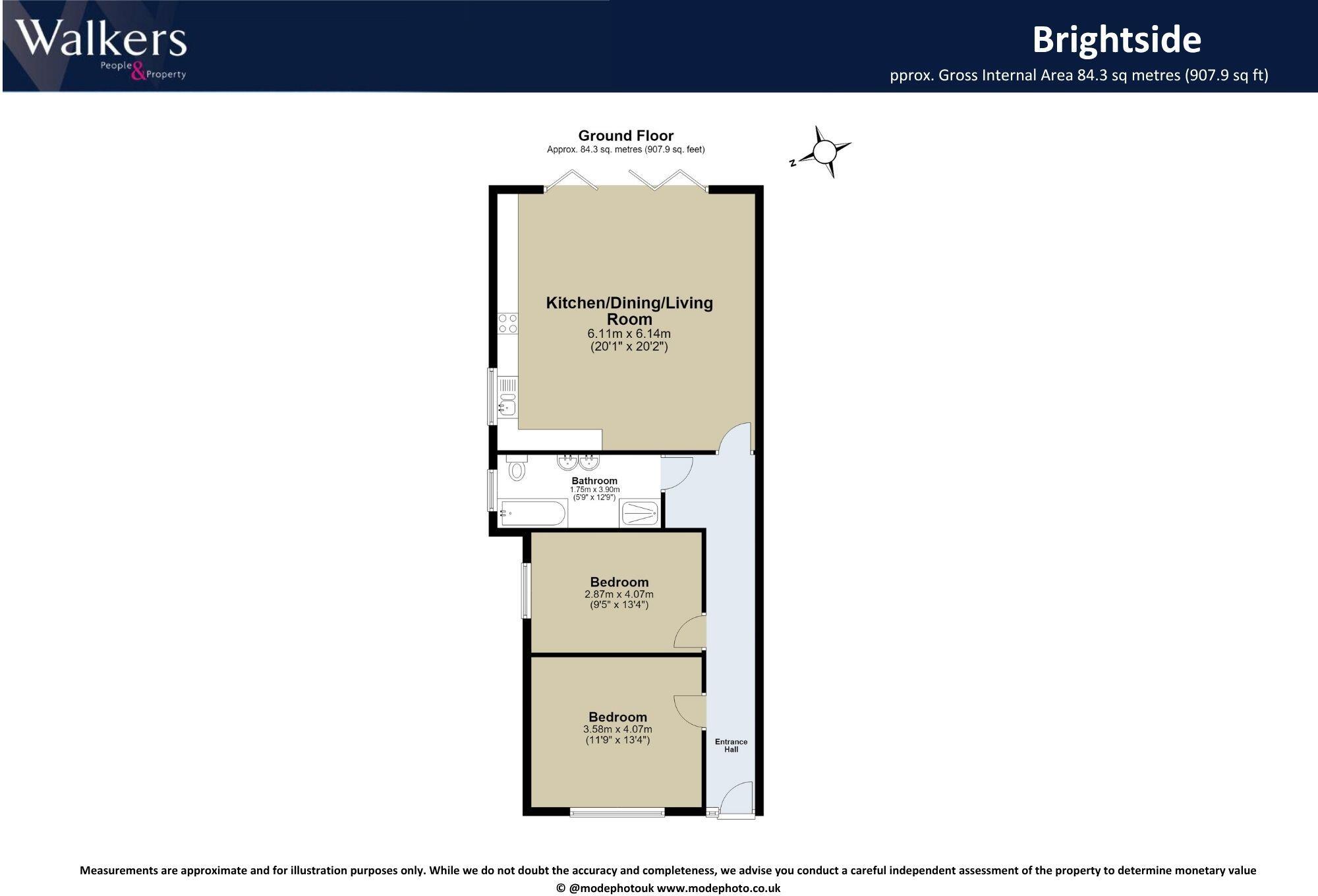 Brightside, Billericay floorplan