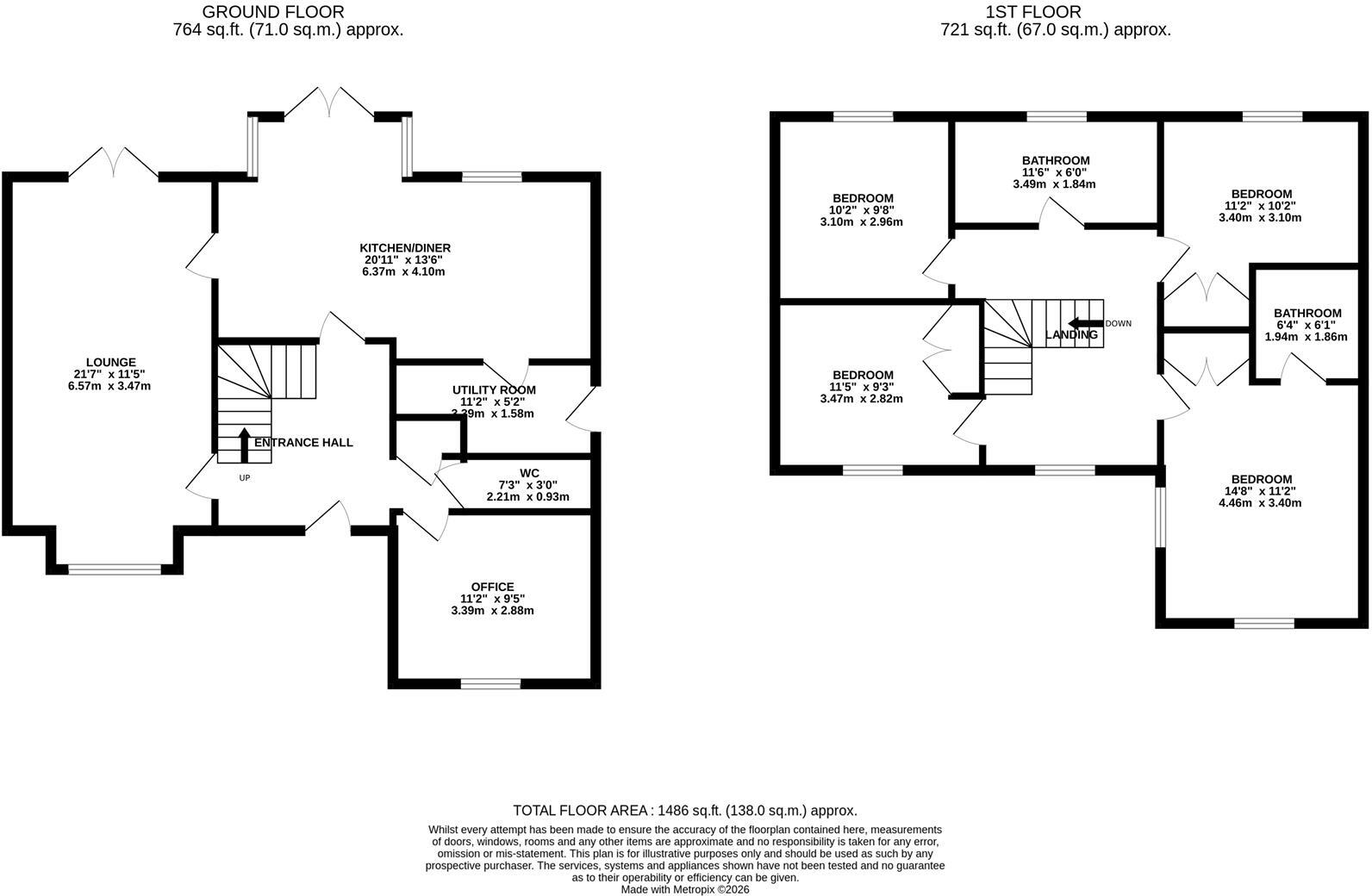 Guiver Drive, Market Harborough floorplan