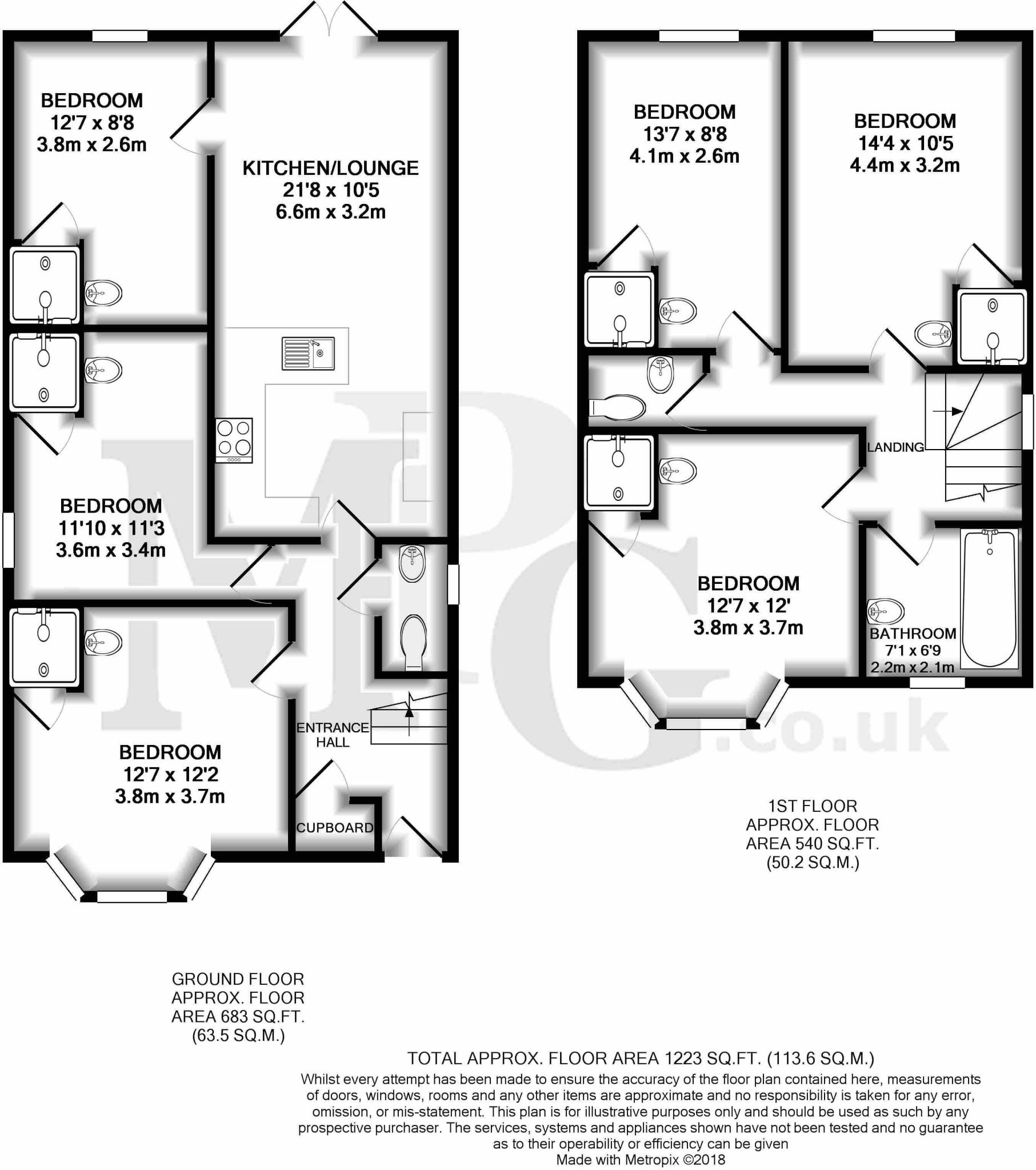 Orcheston Road, Charminster, Bournemouth, BH8 floorplan