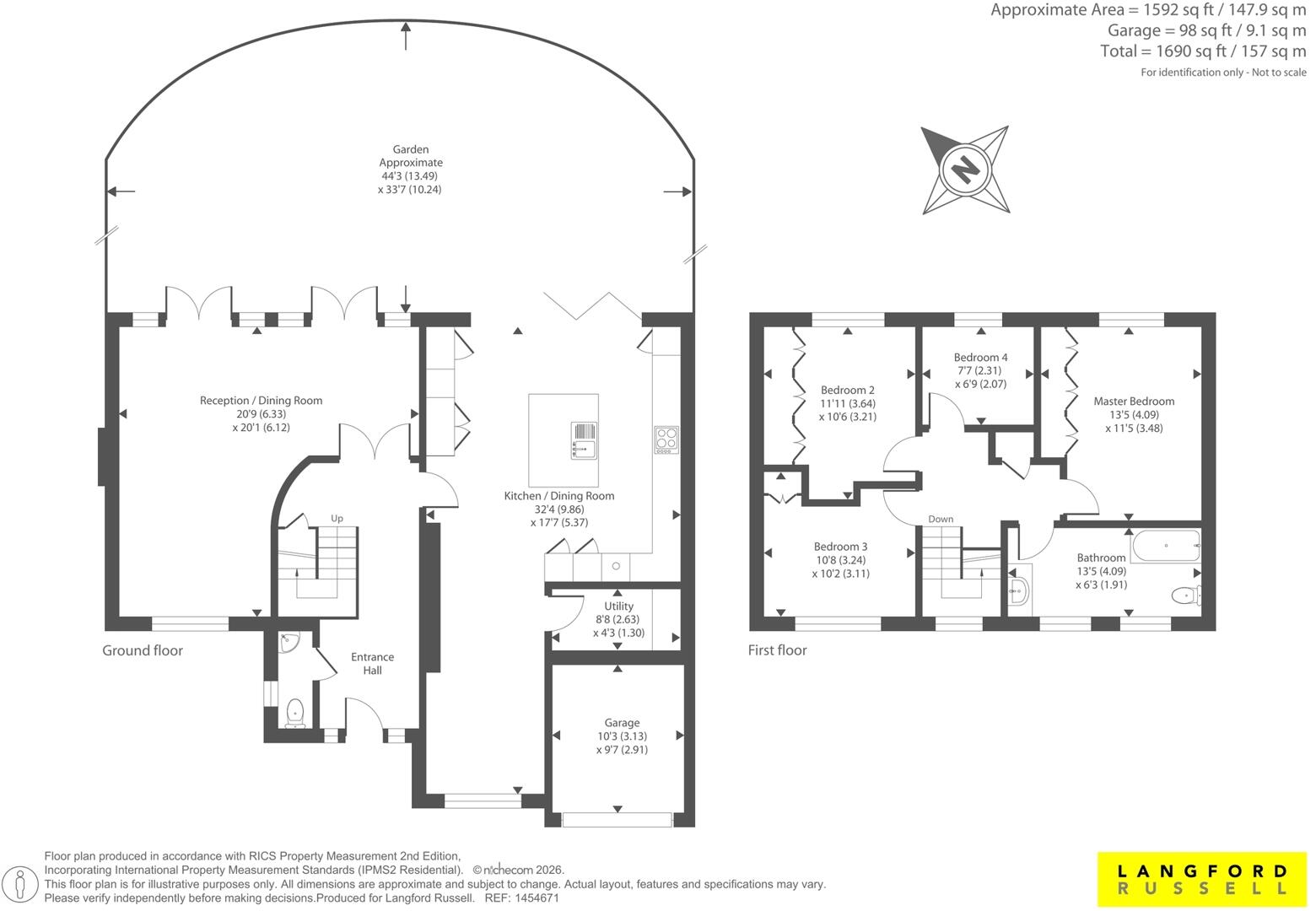 Romsey Close, Orpington floorplan
