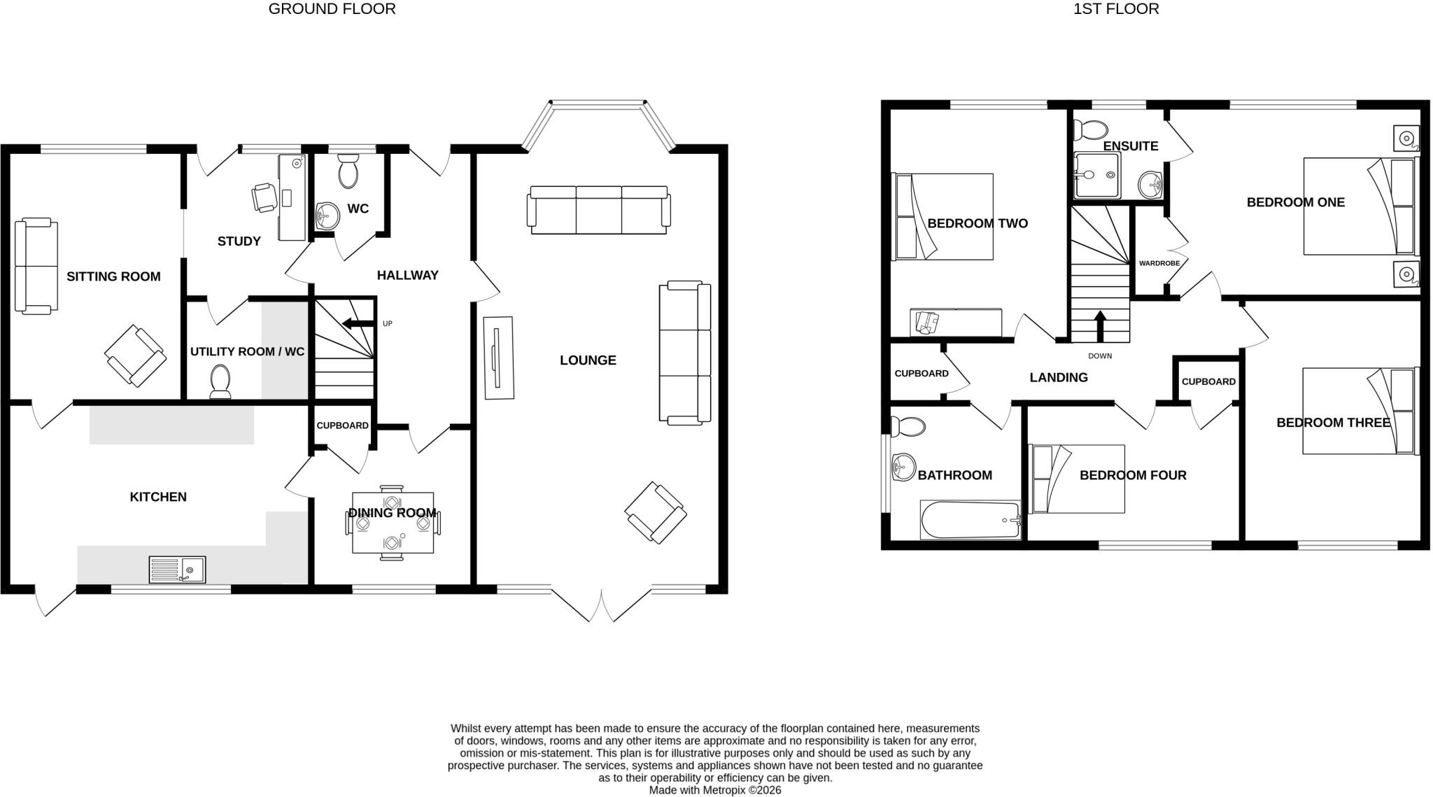 St Michaels Close, Penkridge, Staffordshire, ST19 floorplan