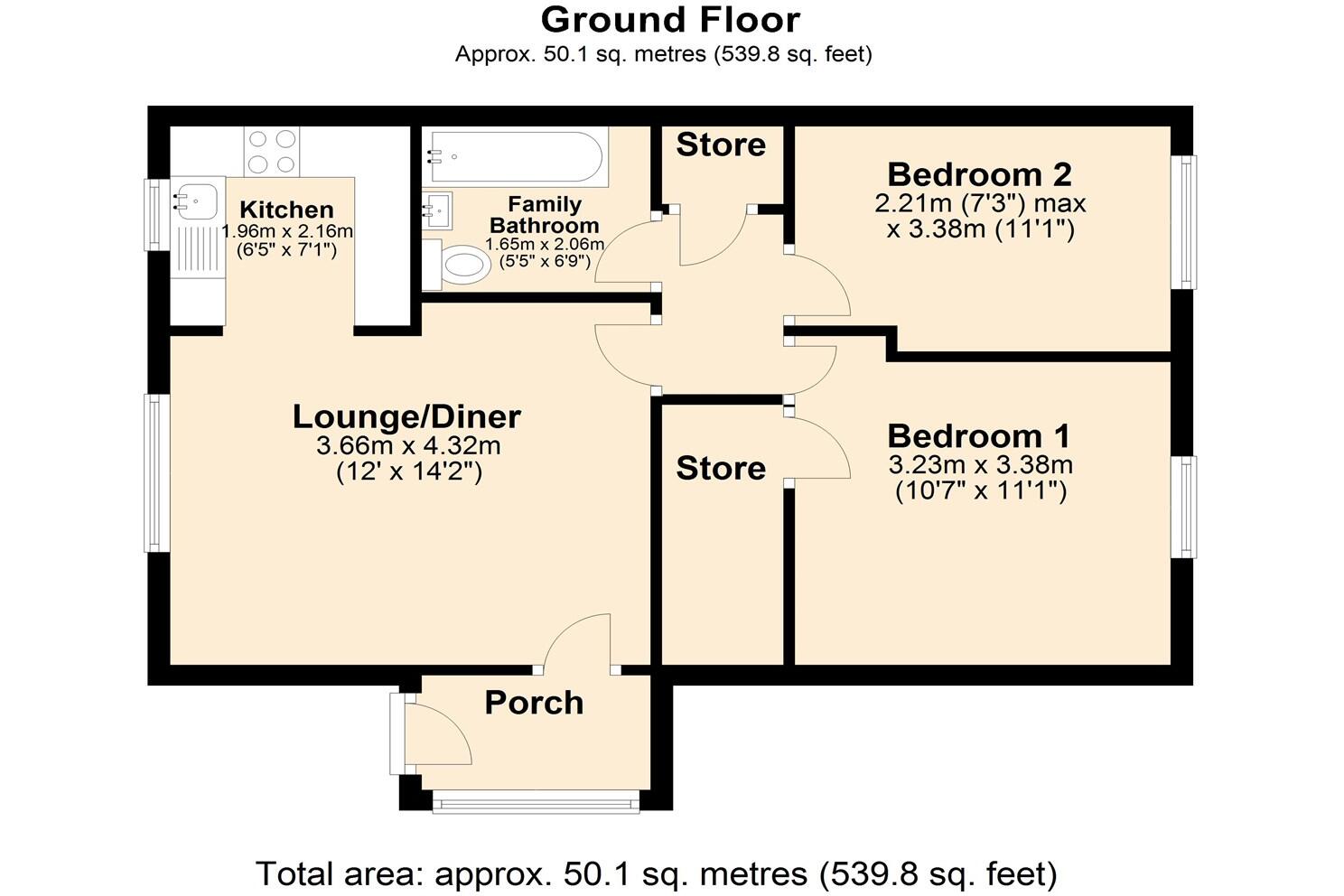 Bertrand Way, SE28 floorplan