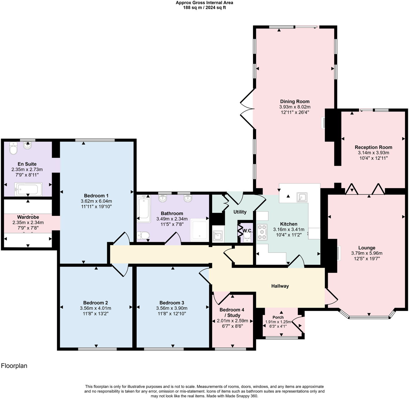 High Close, High Harrington, Workington, CA14 5RH floorplan