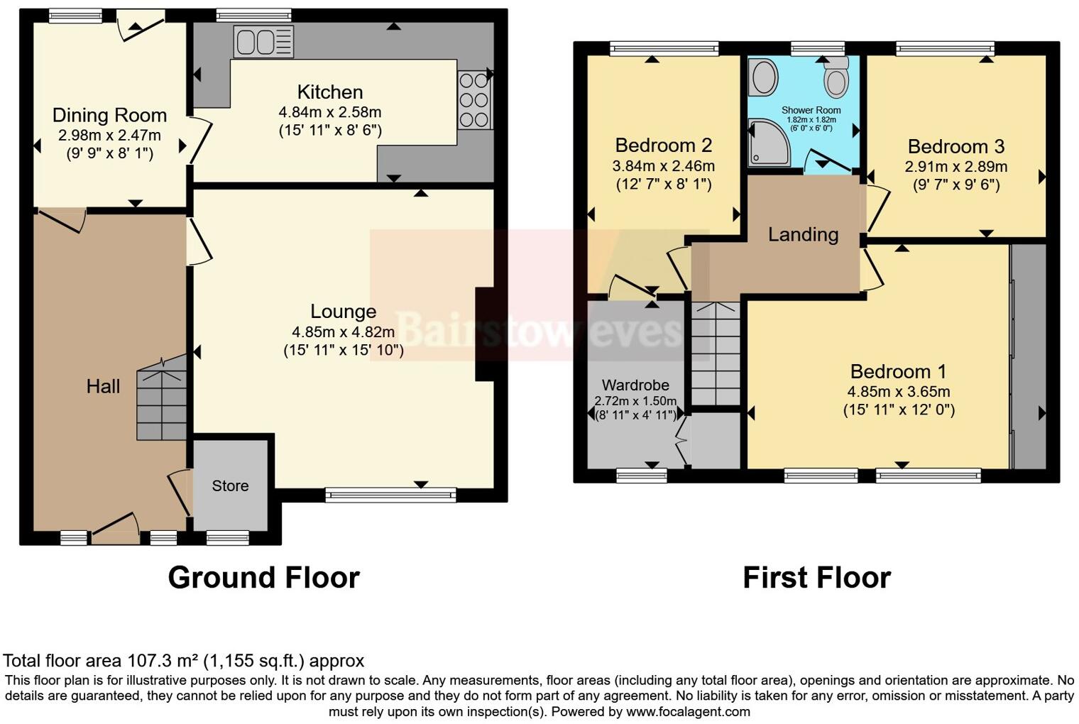 Nuncargate Road, Kirkby-in-Ashfield, Nottingham, Nottinghamshire, NG17 floorplan