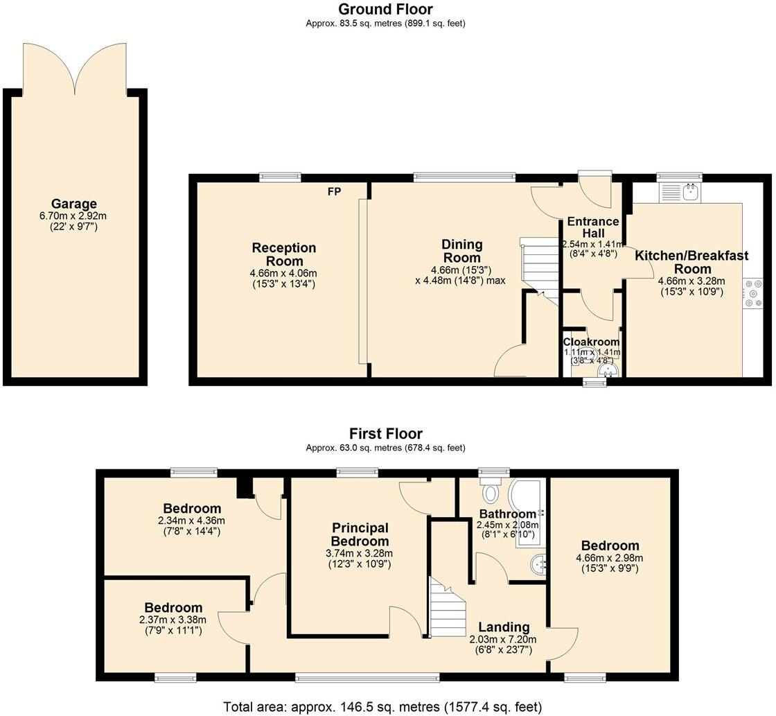 Main Road, Grindleford, Hope Valley floorplan