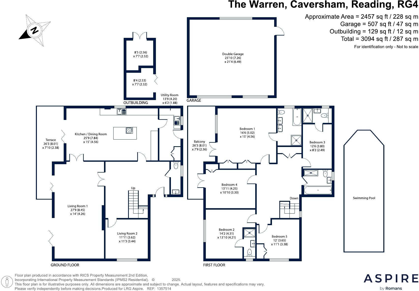The Warren, Caversham, Reading floorplan