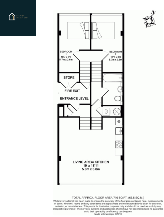 George Beard Road, Deptford, London, SE8 3AL floorplan