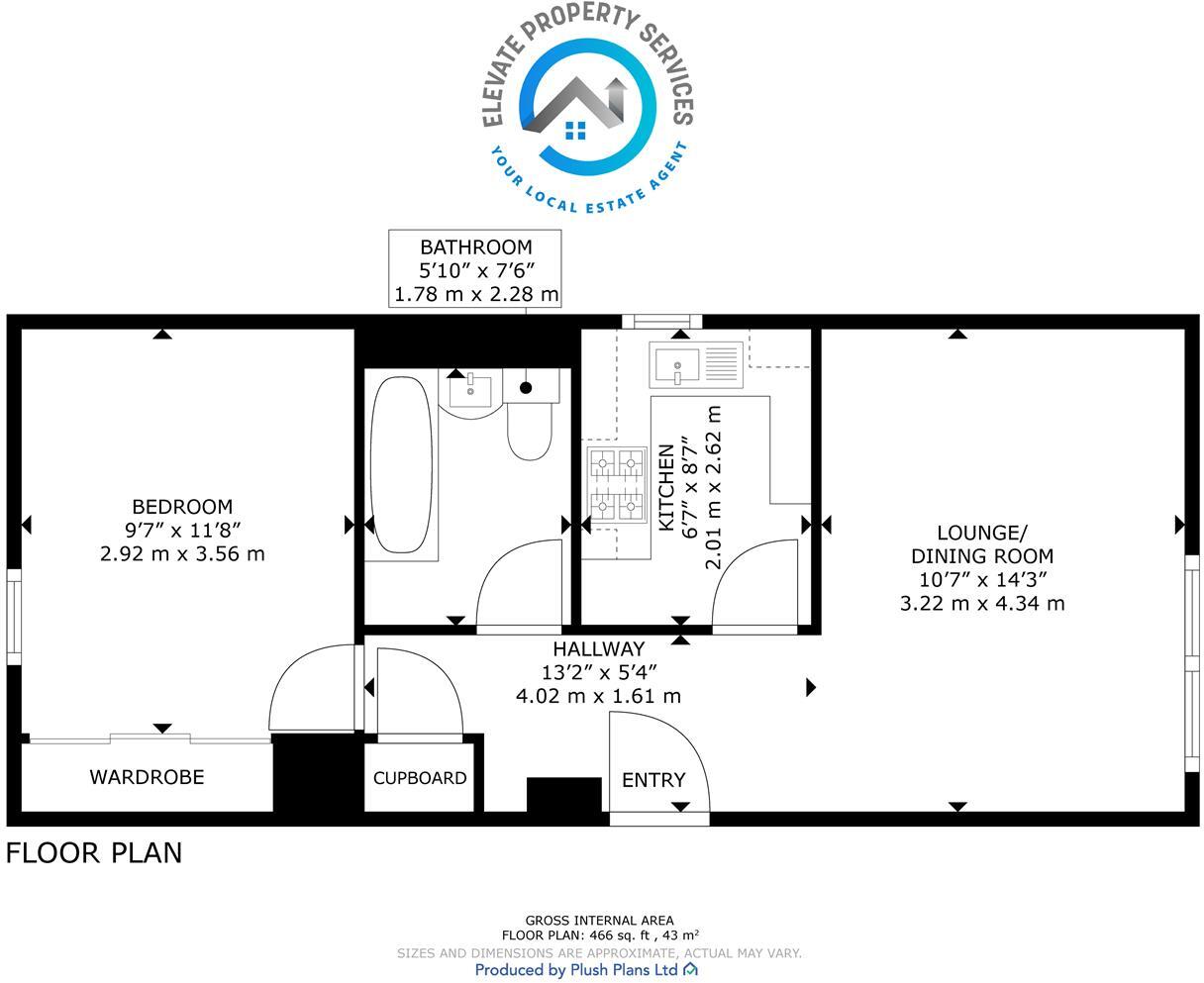 Durban Avenue, Clydebank floorplan