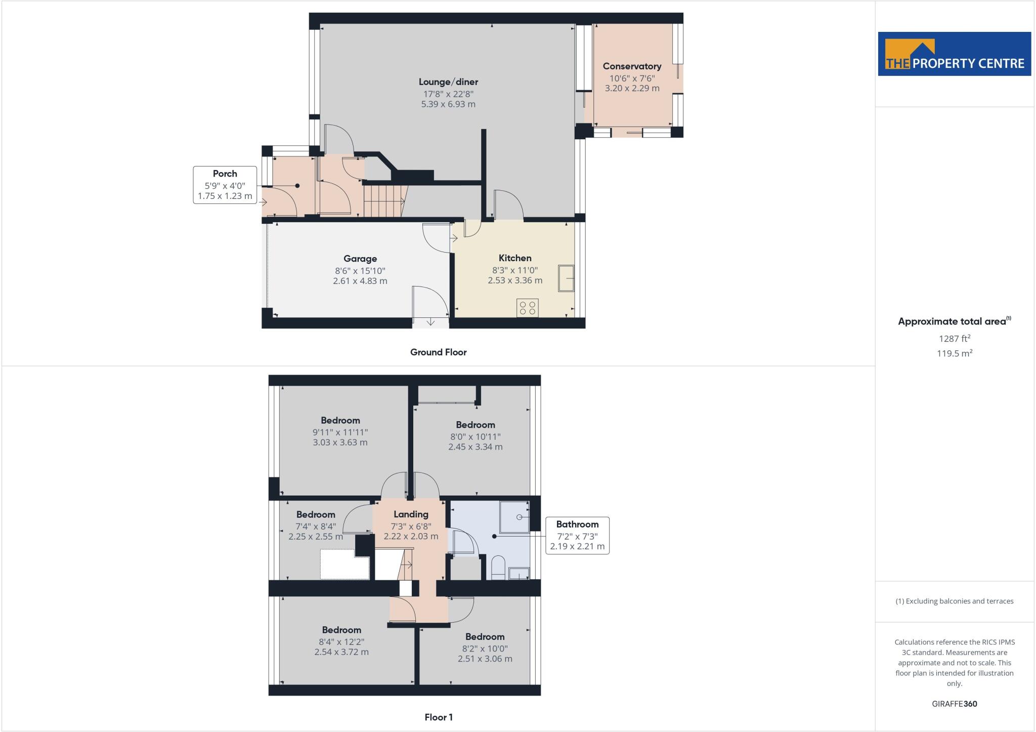 Wimborne Close, Up Hatherley, Cheltenham, Gloucestershire, GL51 floorplan