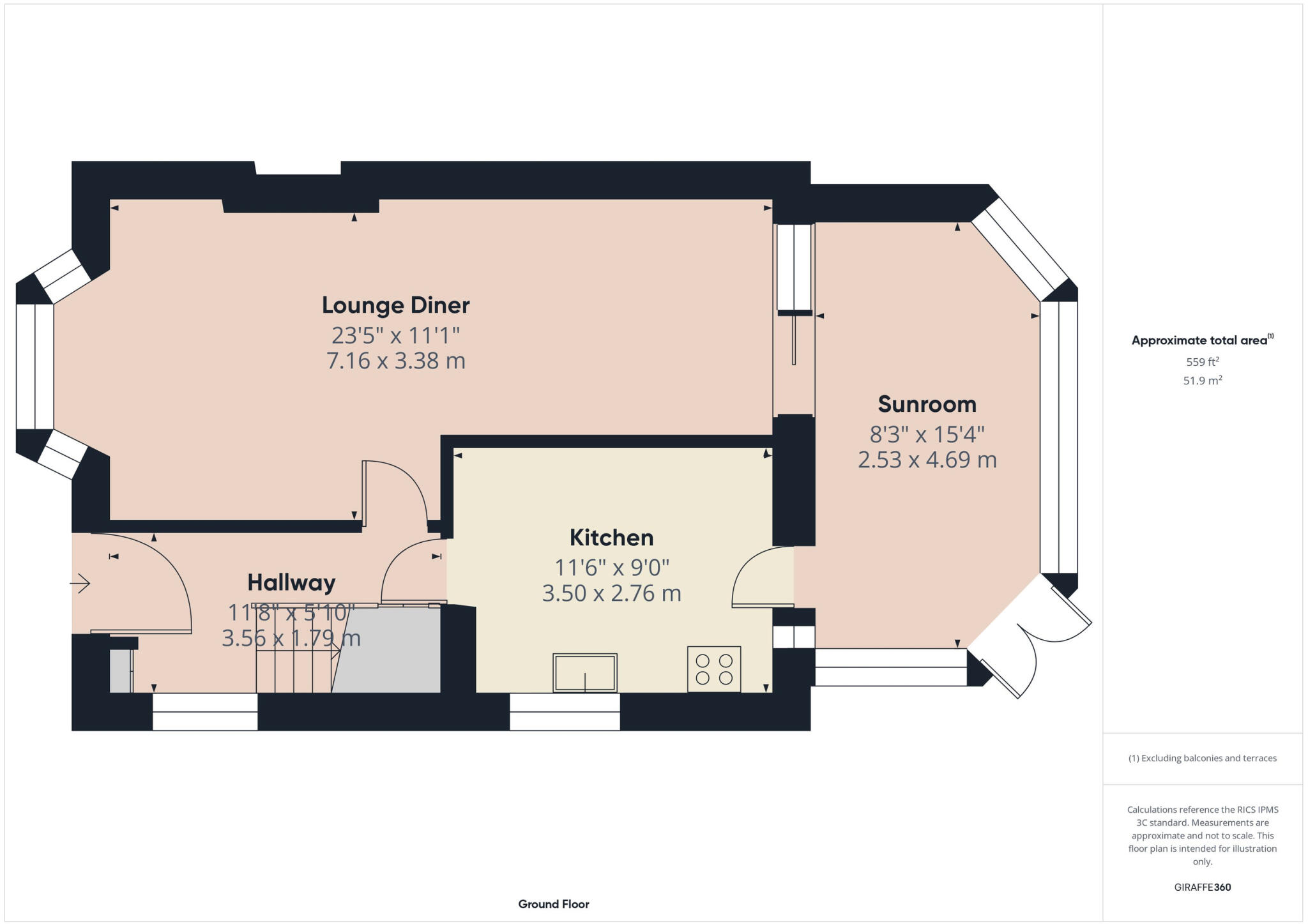 Field Close, Borrowash floorplan