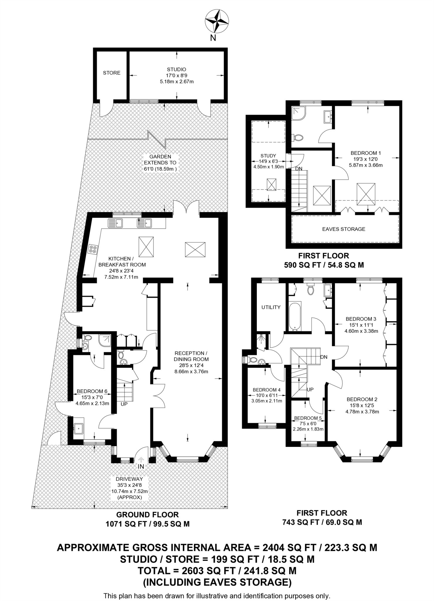 Southbourne Crescent, Hendon, London, NW4 floorplan