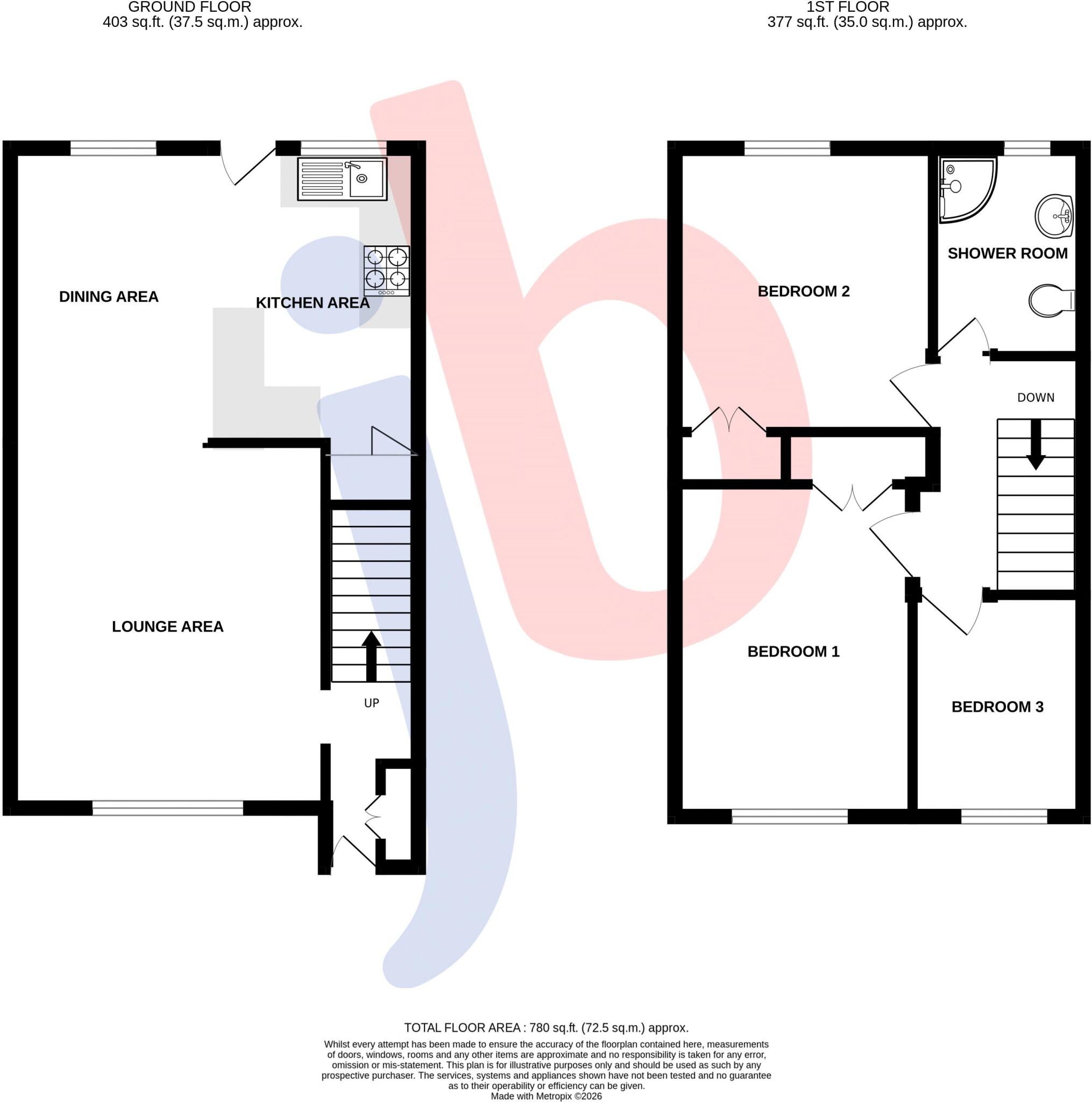 Lovers Lane, Newark floorplan