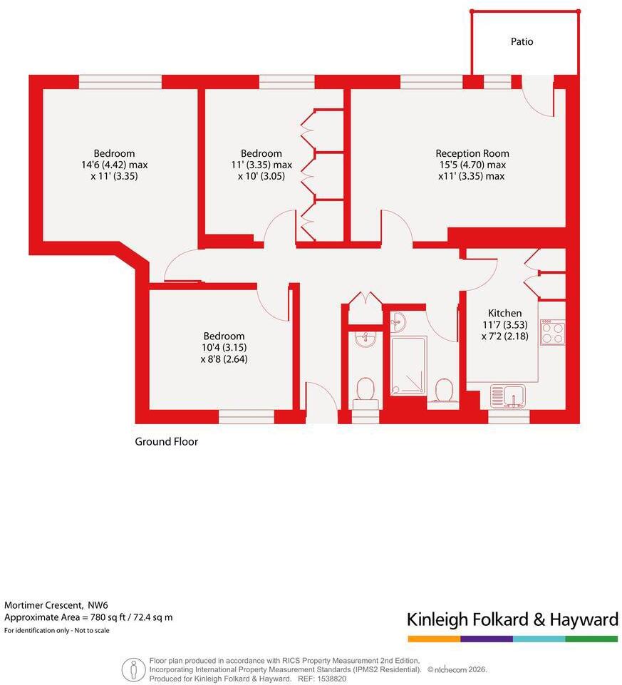Mortimer Crescent, Maida Vale, London, NW6 floorplan