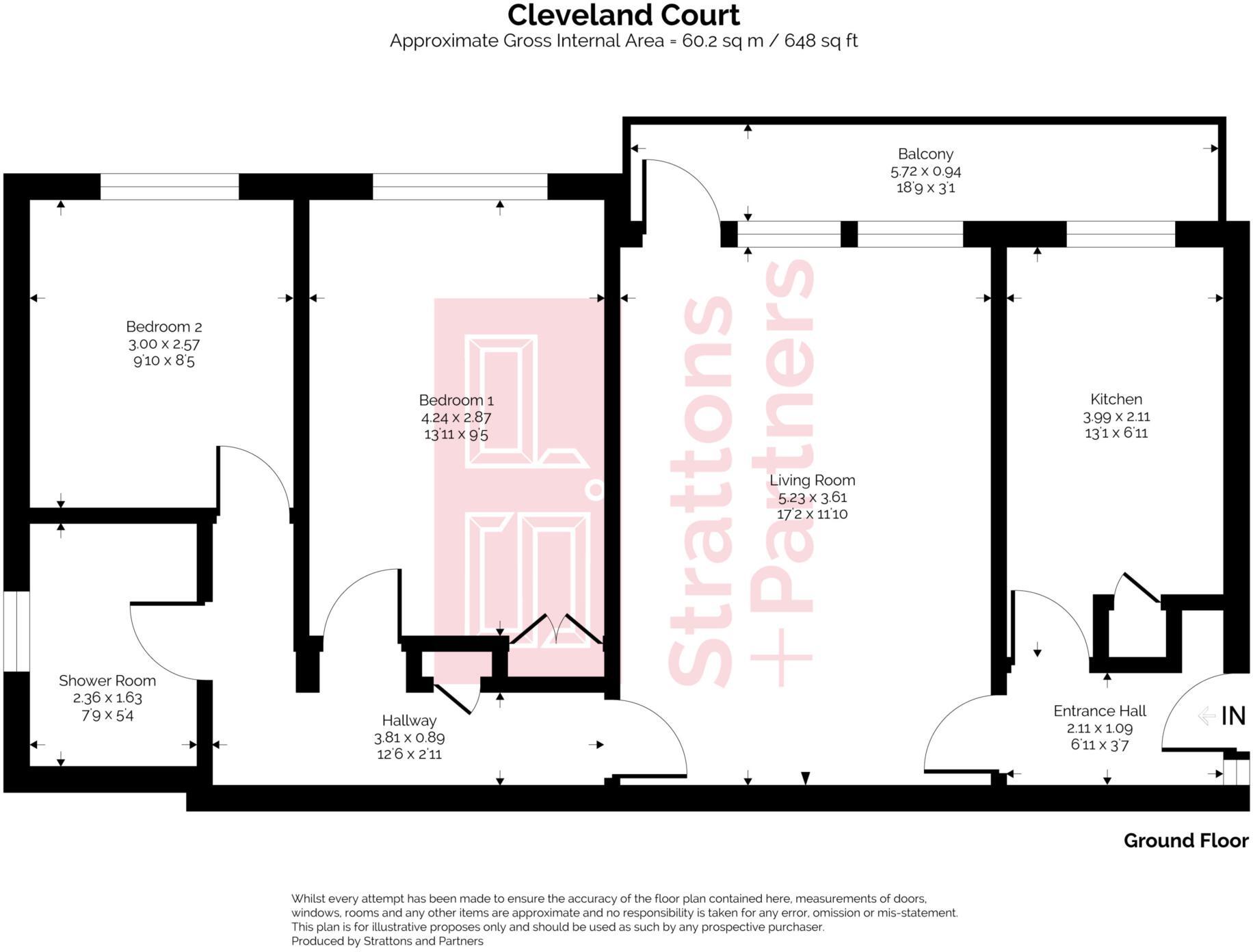 Cleveland Court, Bathwick Hill floorplan
